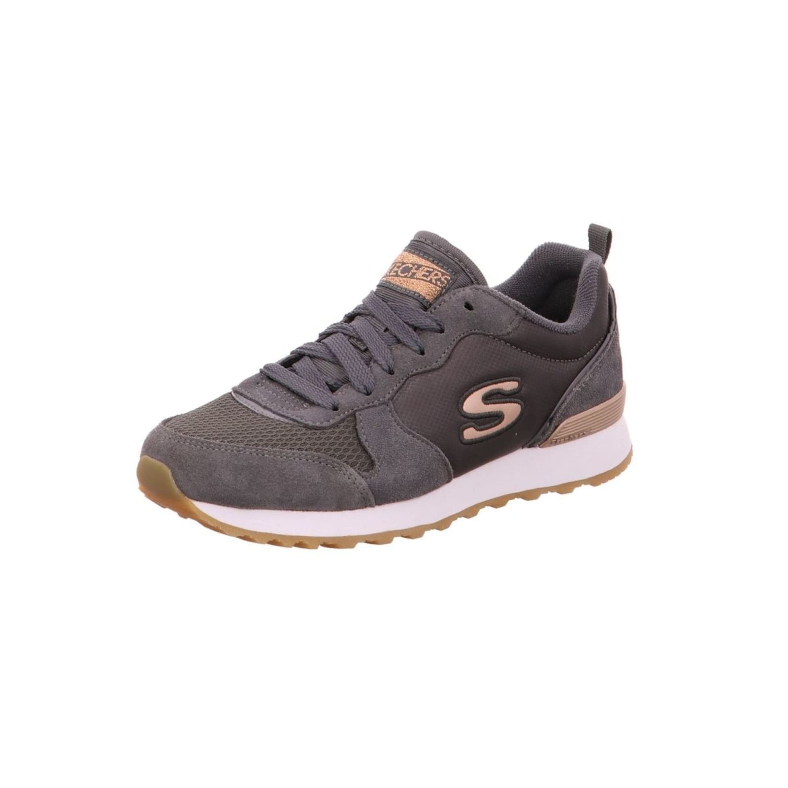 SKECHERS Nizke superge  siva / svetlo roza