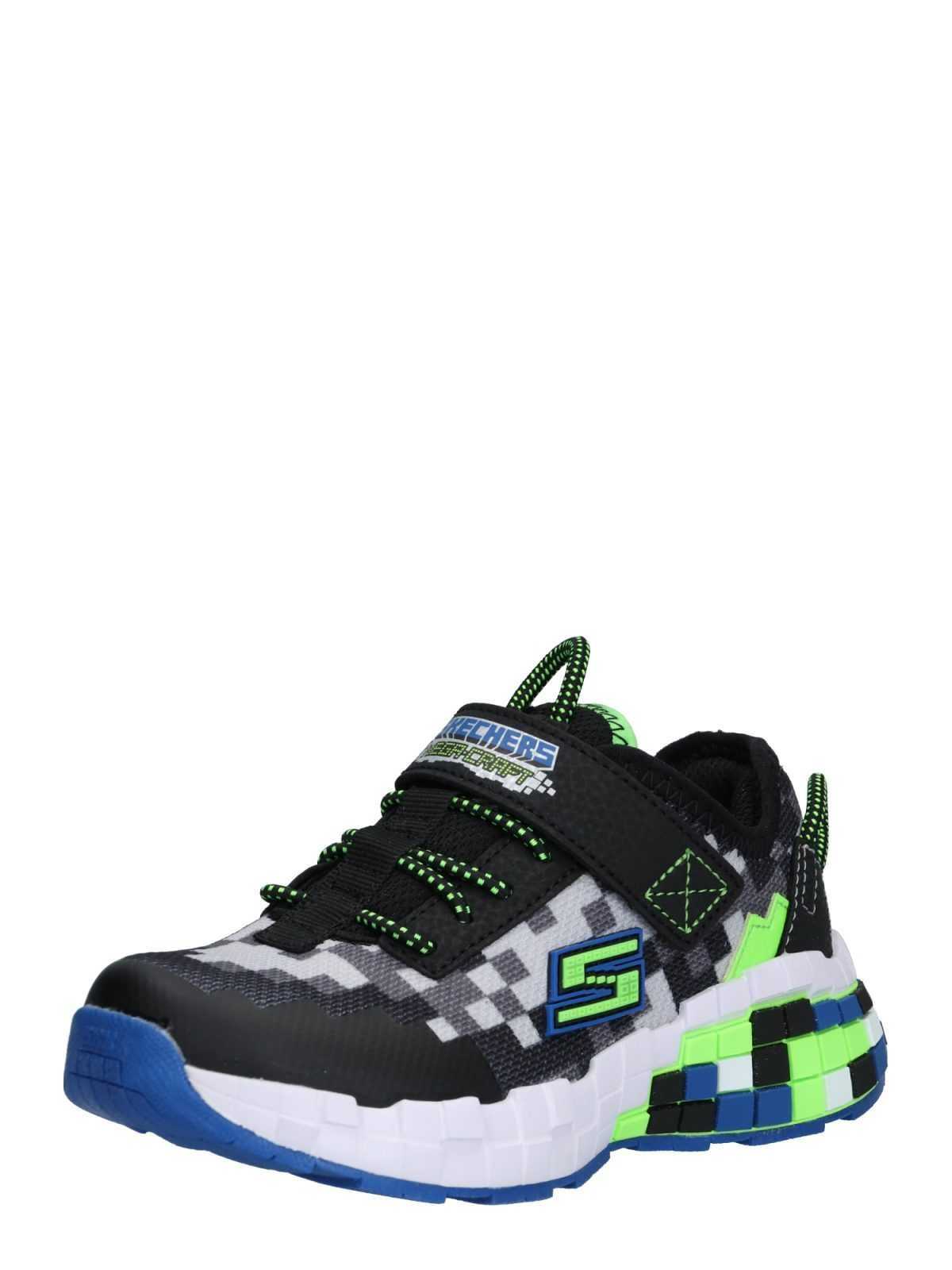 SKECHERS Superge 'Mega-craft'  modra / siva / limeta / črna / bela