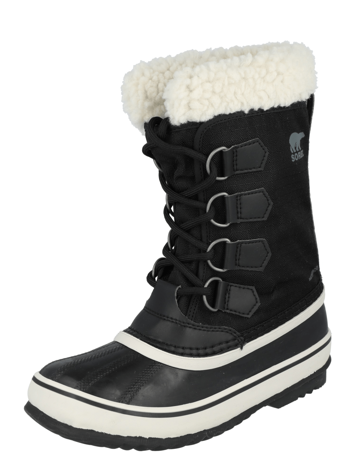 SOREL Škornji za v sneg 'WINTER CARNIVAL'  črna / bela