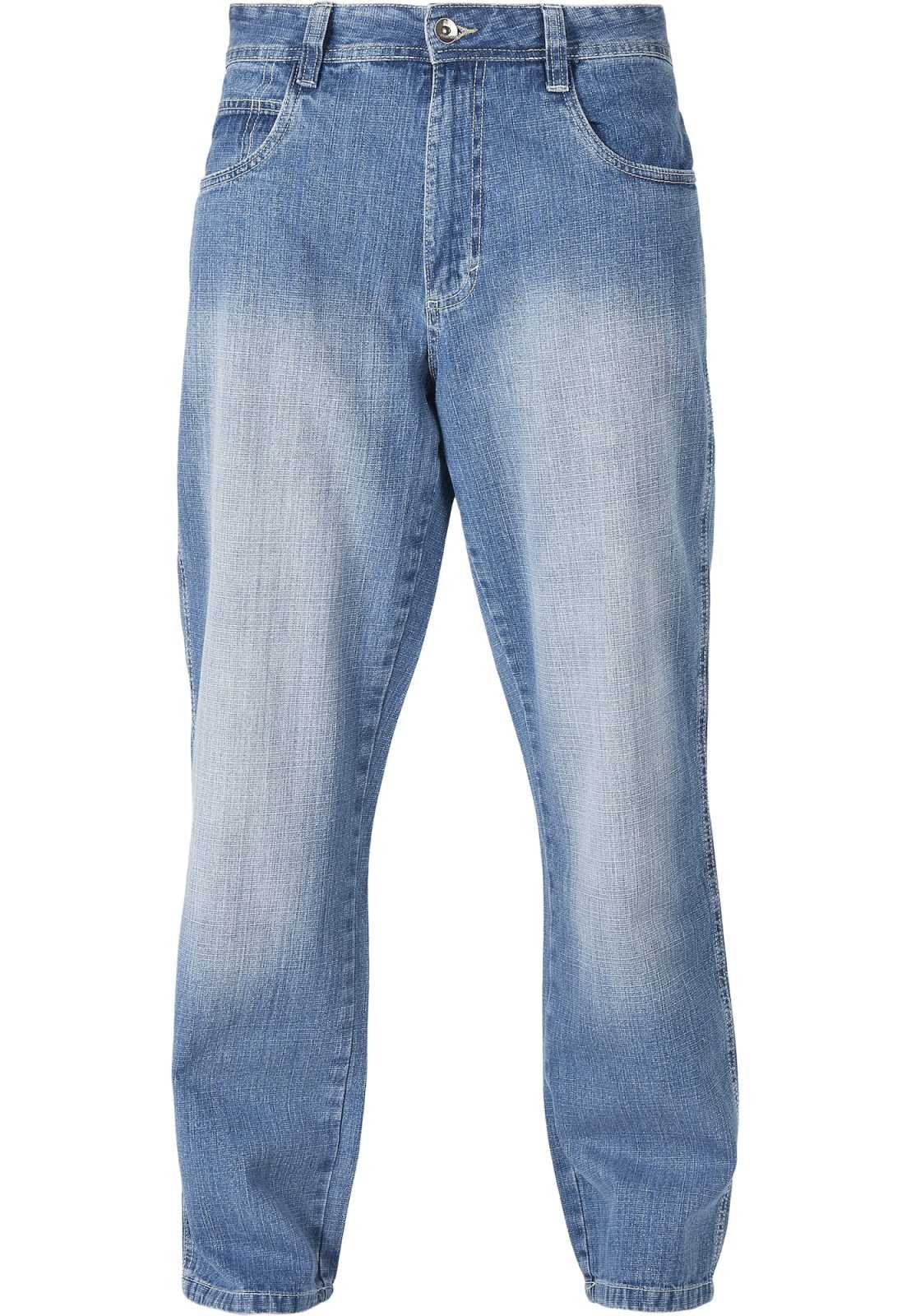 SOUTHPOLE Kavbojke  moder denim