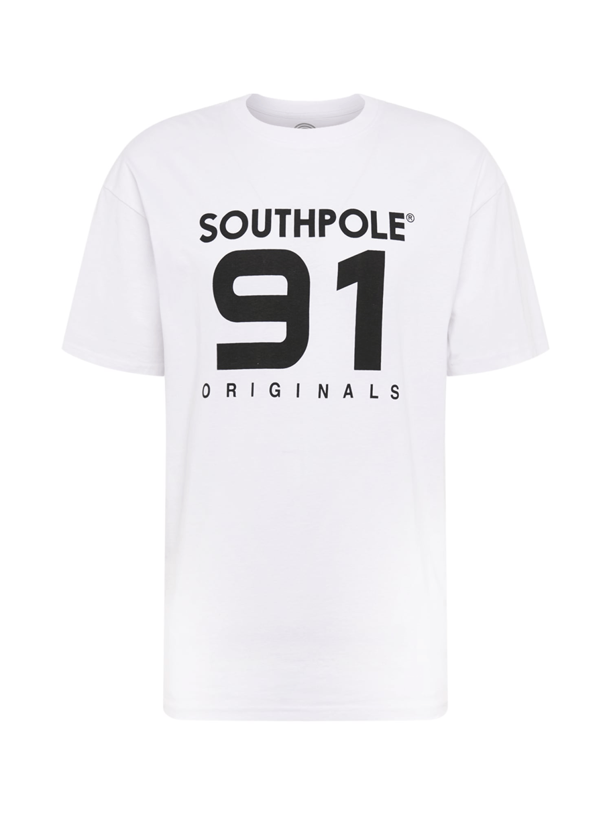 SOUTHPOLE Majica  črna / bela