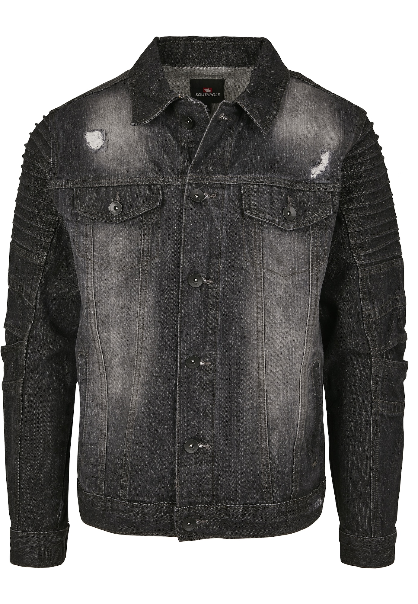 SOUTHPOLE Prehodna jakna  črn denim