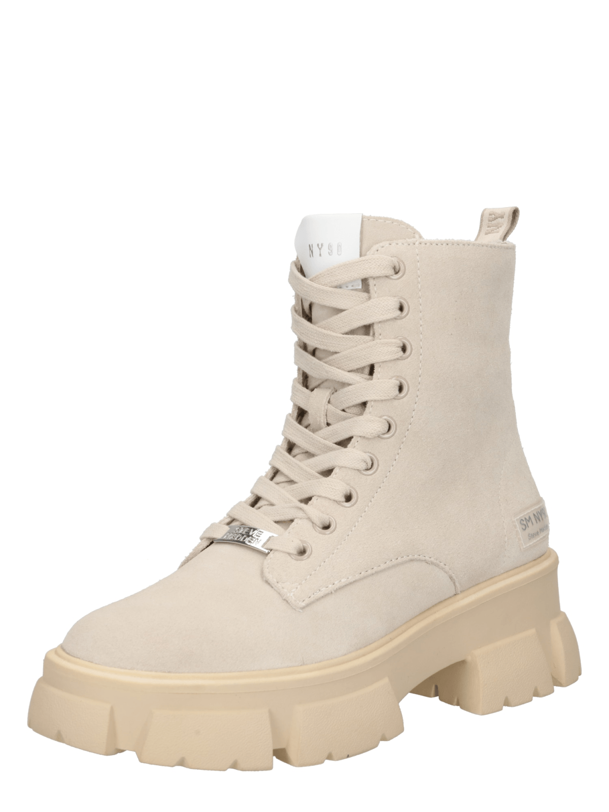 STEVE MADDEN Gležnarji z vezalkami ' Tanker'  kremna
