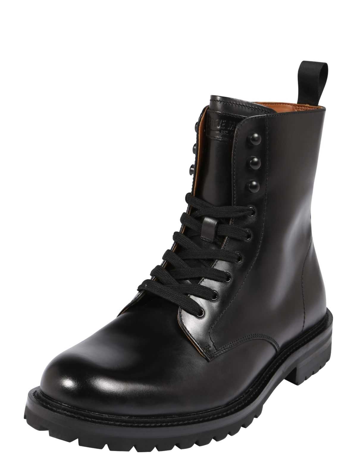 STEVE MADDEN Gležnarji z vezalkami 'Kommbat'  črna