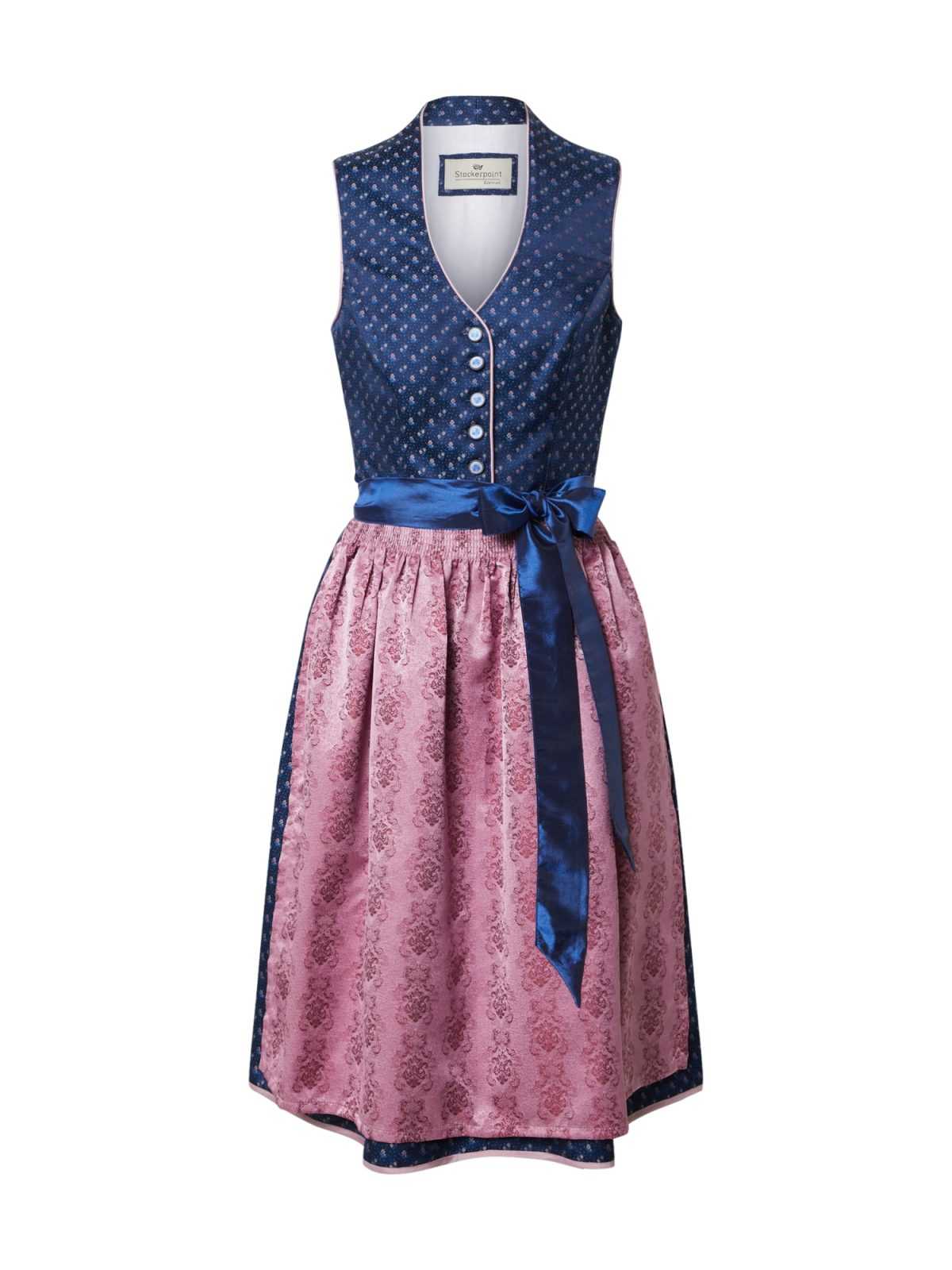 STOCKERPOINT Dirndl 'Cynthia'  modra / roza