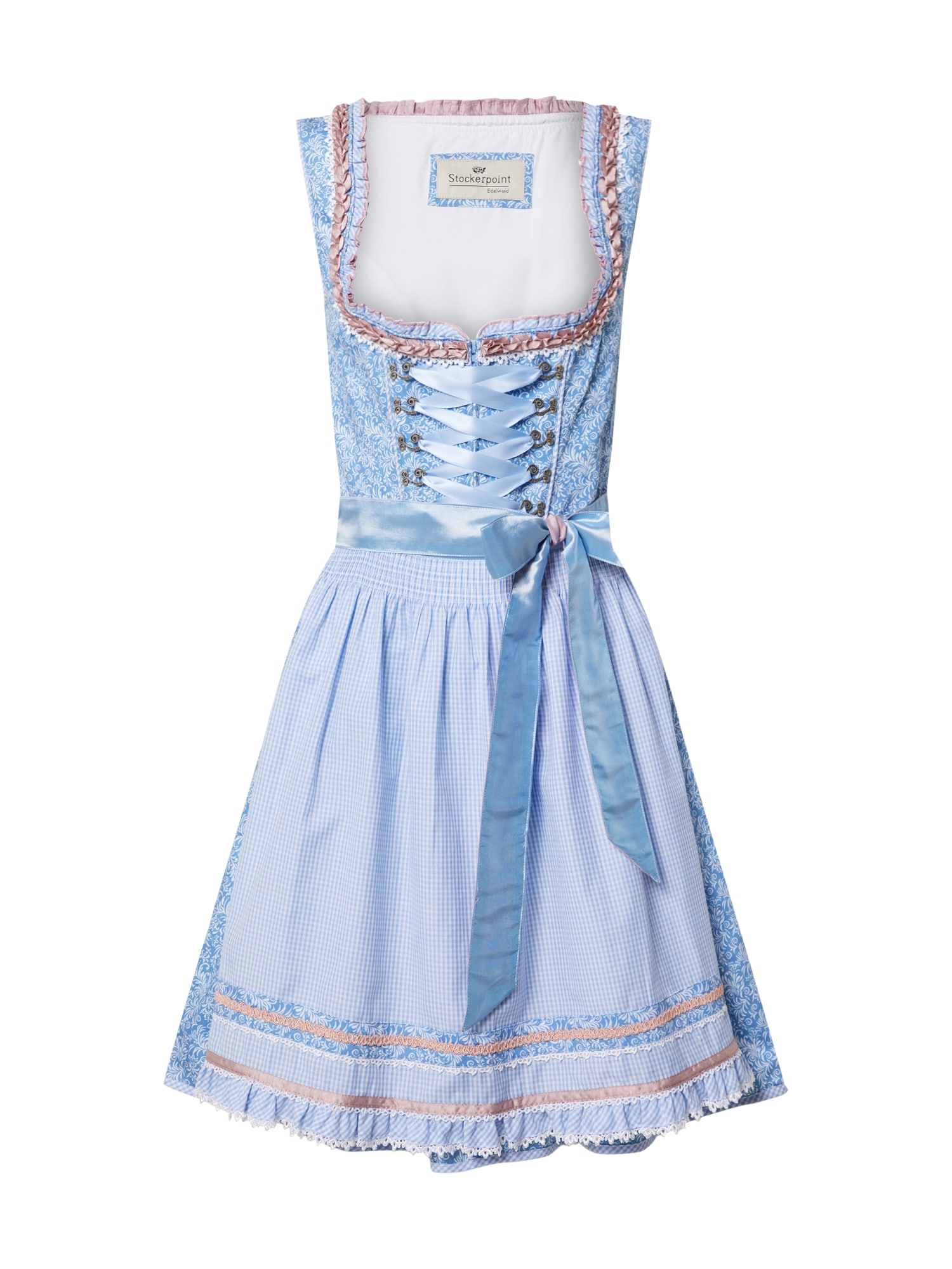 STOCKERPOINT Dirndl 'Esma'  modra / roza
