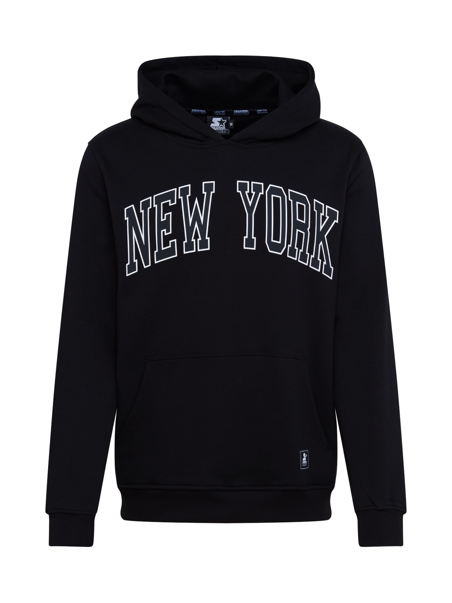 Starter Black Label Majica 'New York'  črna / bela
