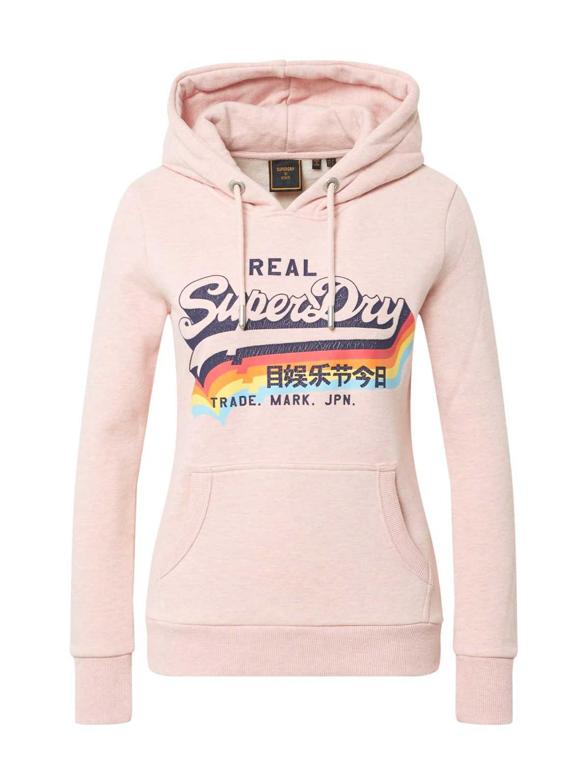 Superdry Majica  mešane barve / roza