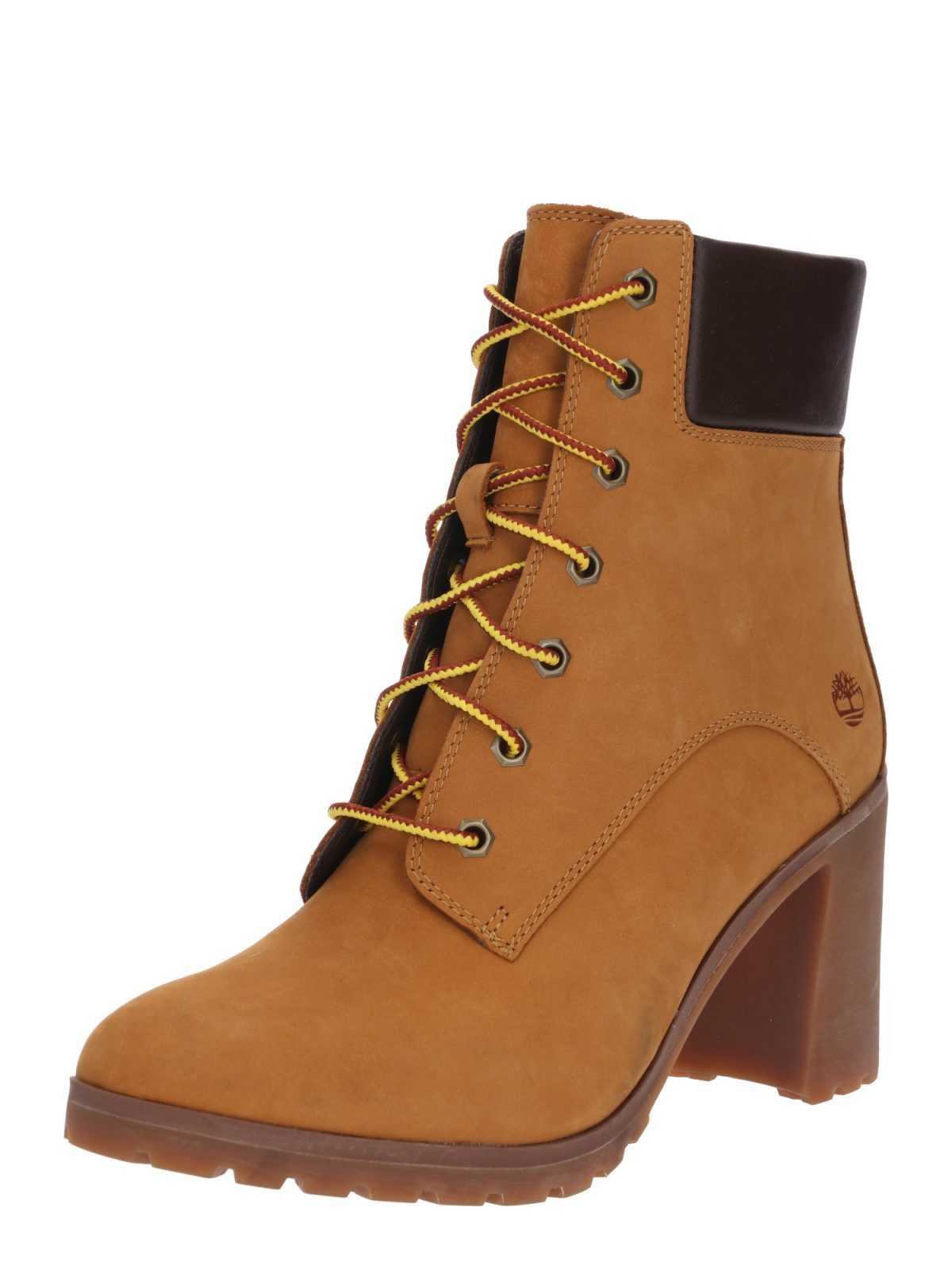 TIMBERLAND Gležnarji z vezalkami 'Allington'  kostanj rjava / konjak