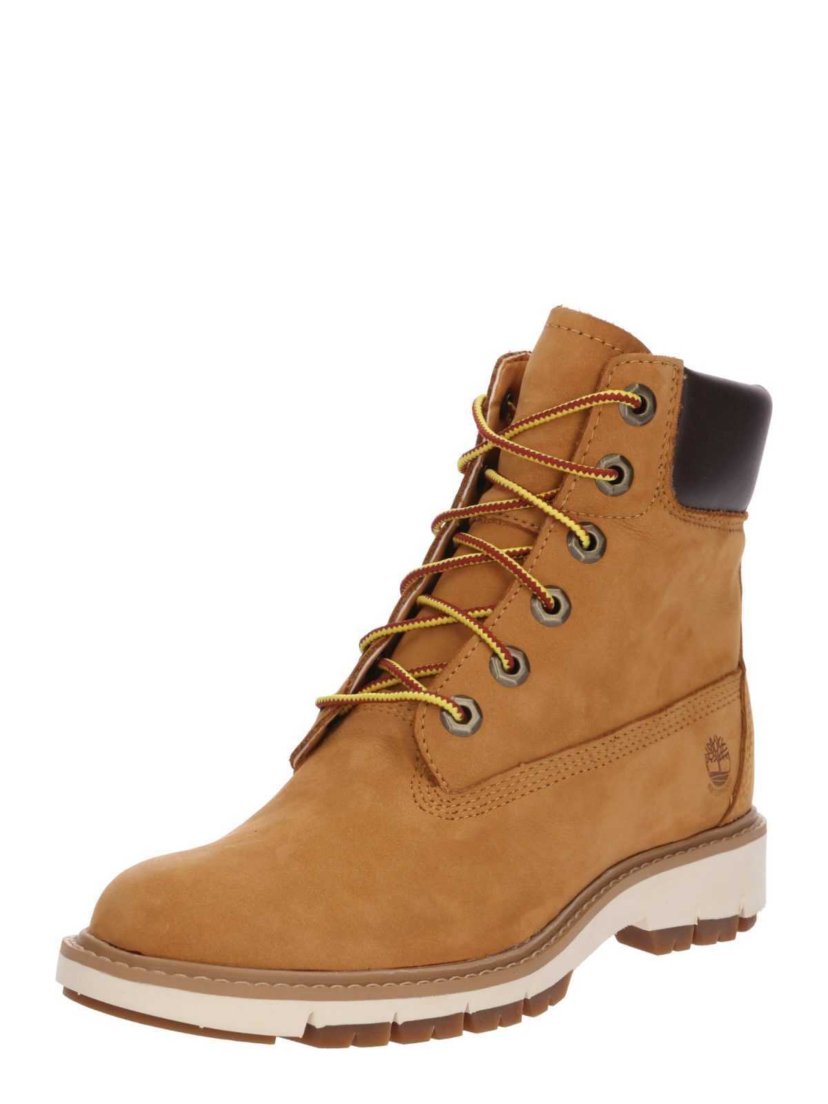 TIMBERLAND Gležnarji z vezalkami 'Lucia Way'  svetlo rjava / črna