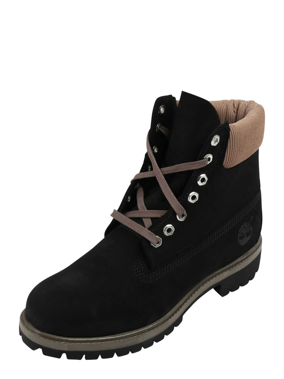 TIMBERLAND Gležnarji z vezalkami  črna