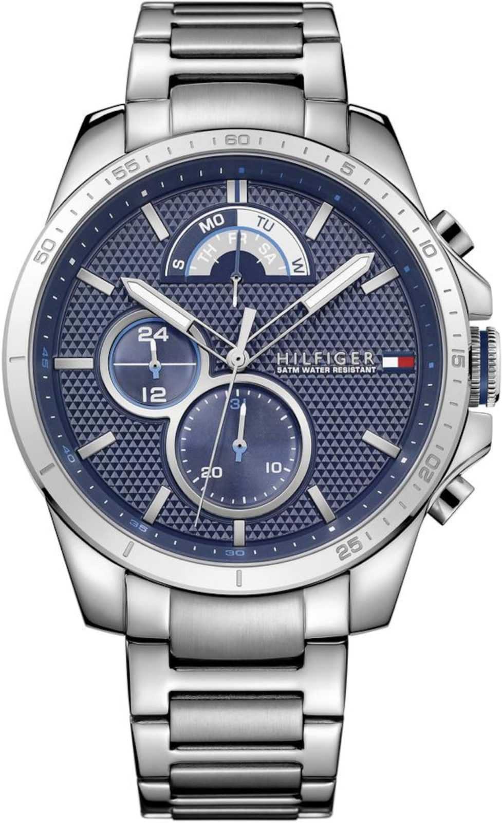 TOMMY HILFIGER Analogna ura 'Cool Sport'  srebrna