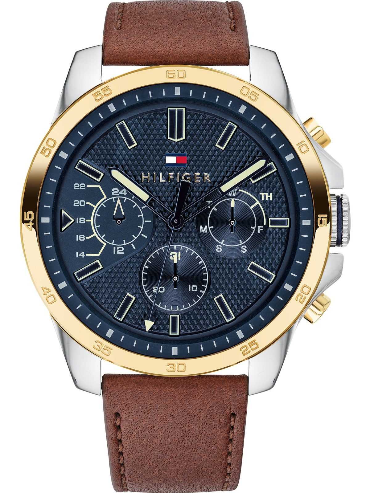 TOMMY HILFIGER Analogna ura  rjava