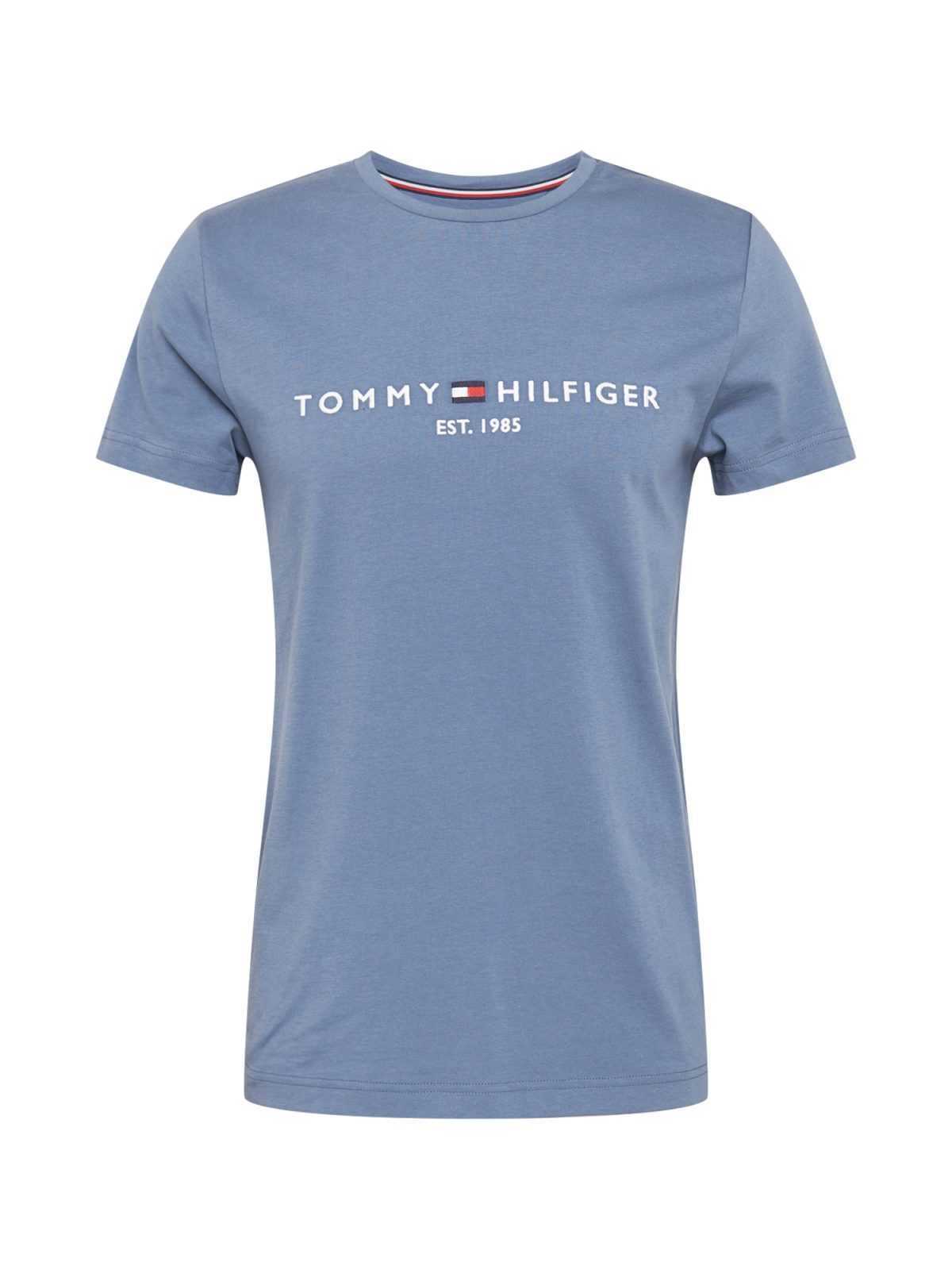 TOMMY HILFIGER Majica  dimno modra / rdeča / bela
