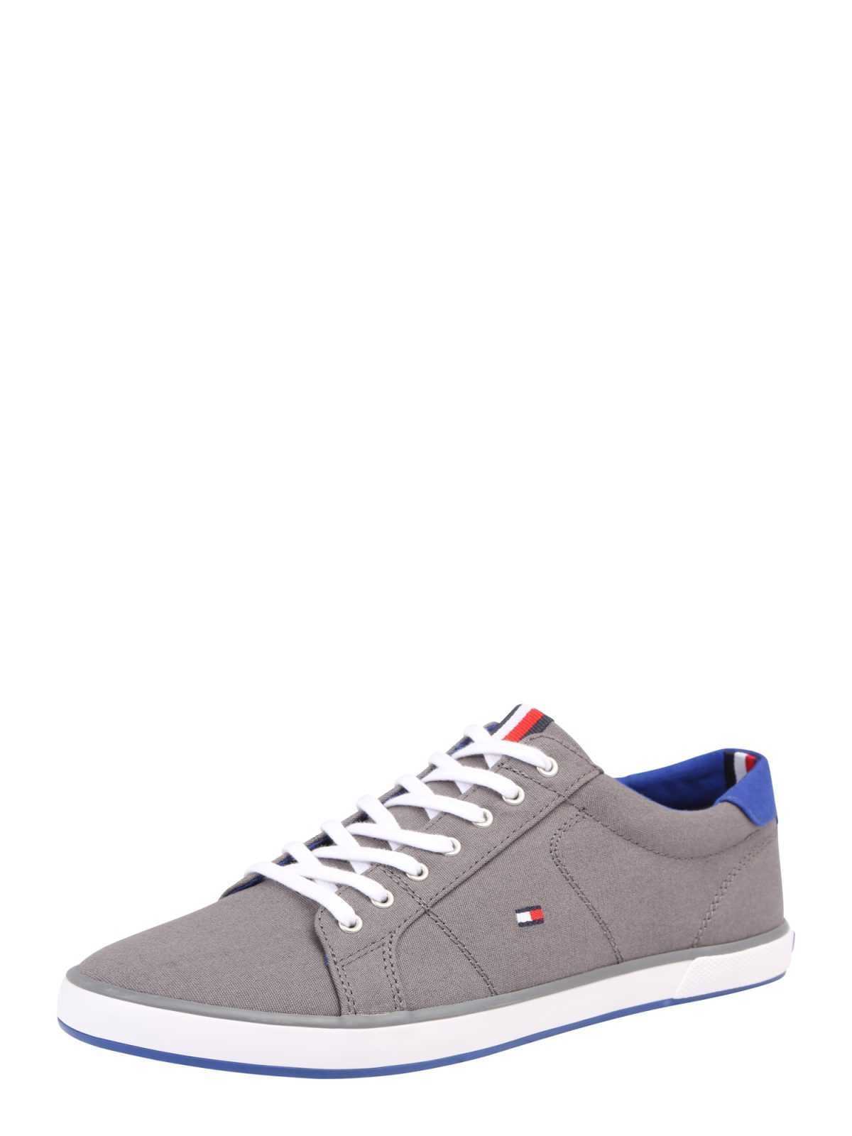 TOMMY HILFIGER Nizke superge 'H2285ARLOW 1D'  modra / siva