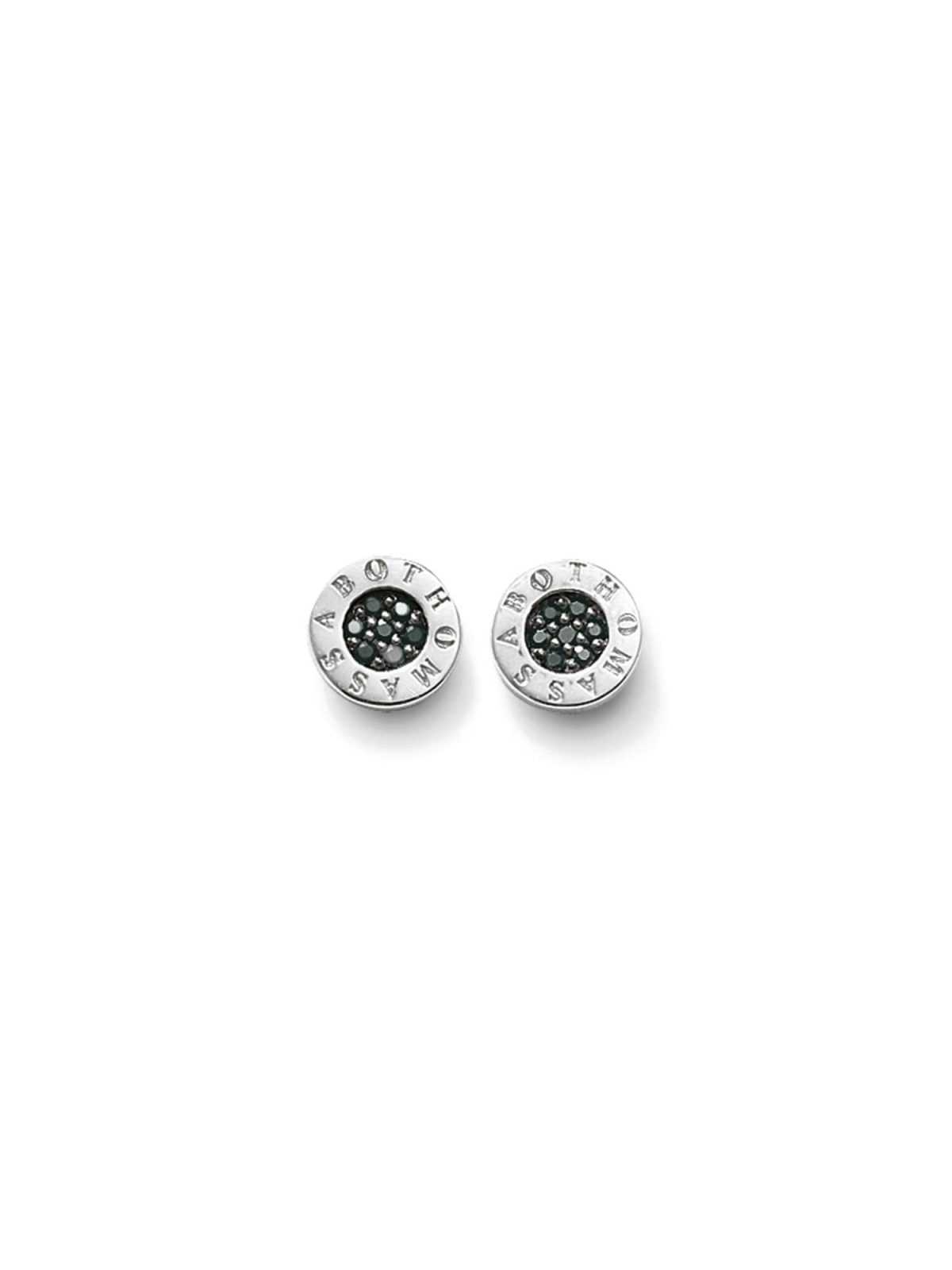 Thomas Sabo Uhani 'Classic Pavé'  črna / srebrna