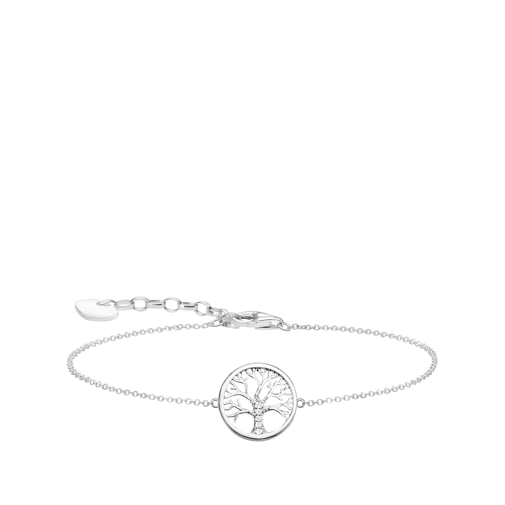 Thomas Sabo Zapestnica 'Tree of Love'  srebrna