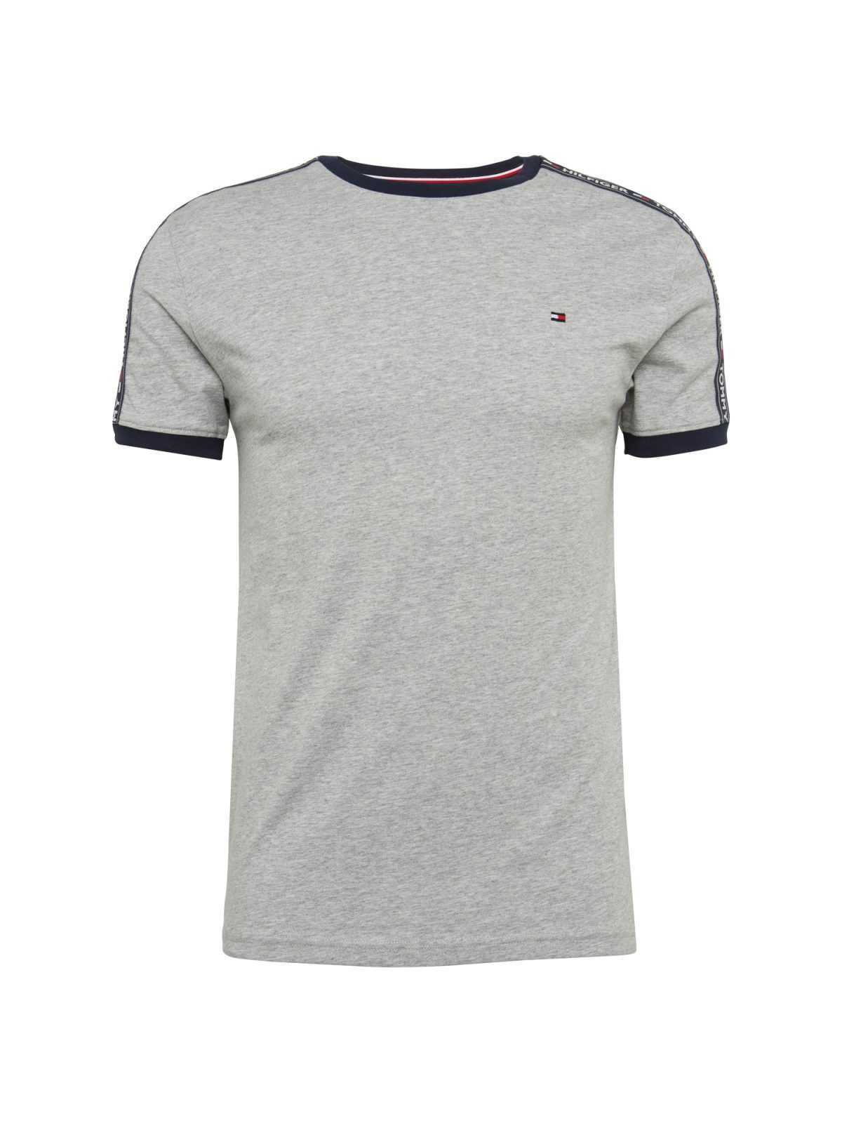 Tommy Hilfiger Underwear Majica 'Nostalgia'  mornarska / pegasto siva / rdeča / bela