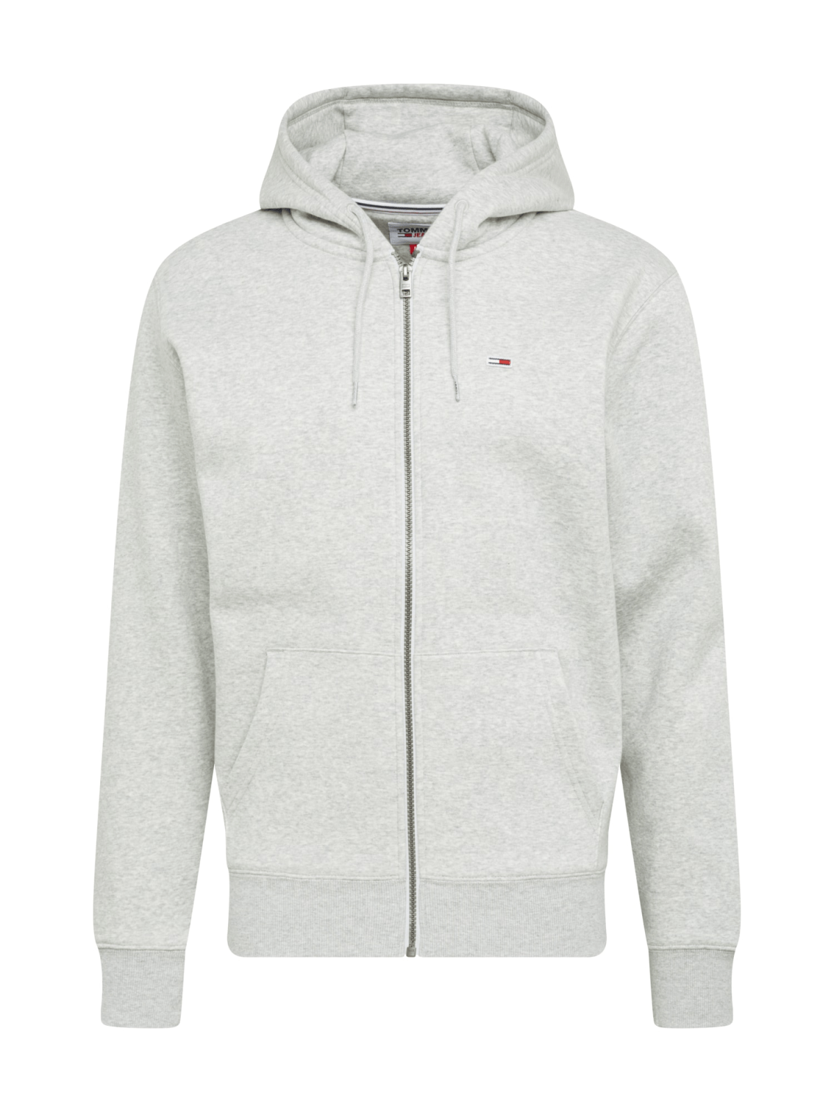 Tommy Jeans Jopa na zadrgo  mornarska / svetlo siva / rdeča / bela