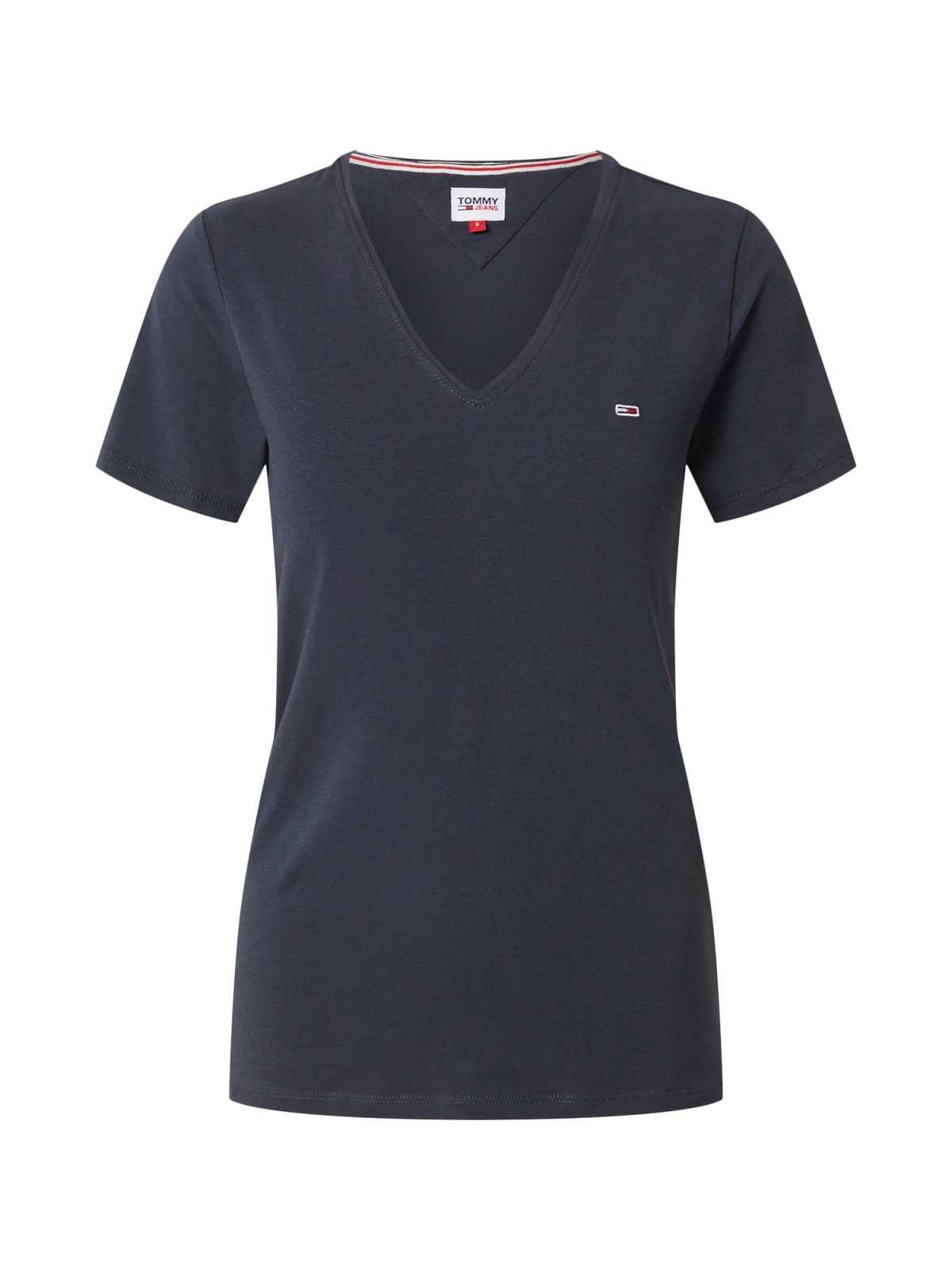 Tommy Jeans Majica  mornarska / rdeča / bela