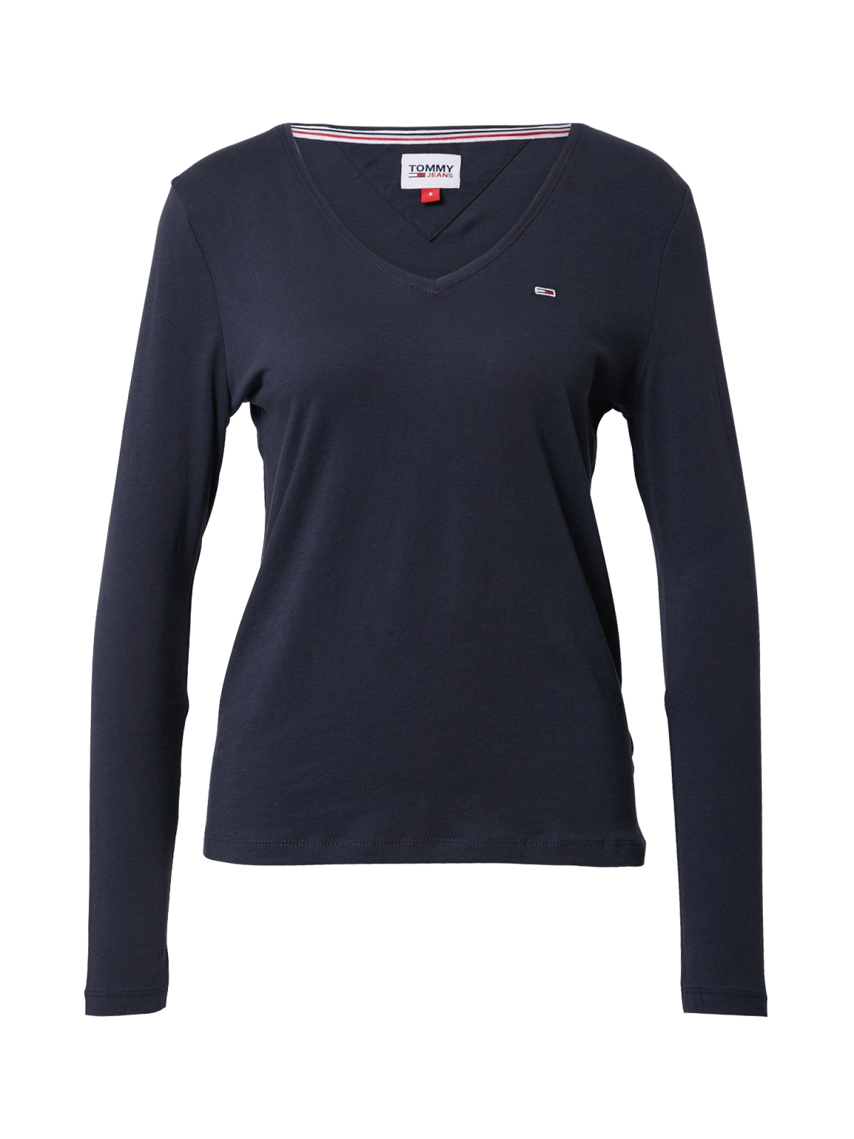 Tommy Jeans Majica  mornarska / rdeča / bela