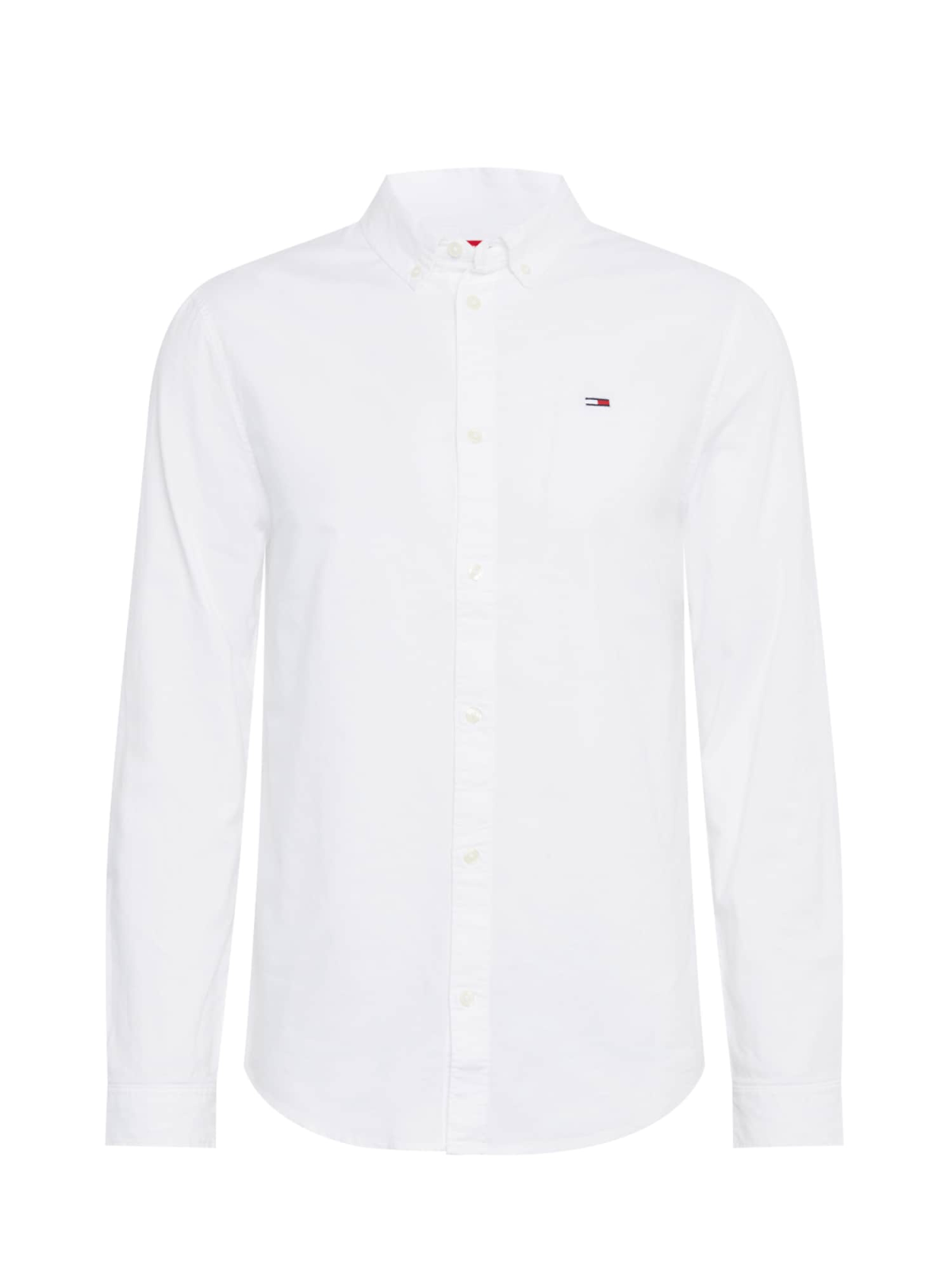 Tommy Jeans Srajca 'Oxford'  mornarska / svetlo rdeča / bela