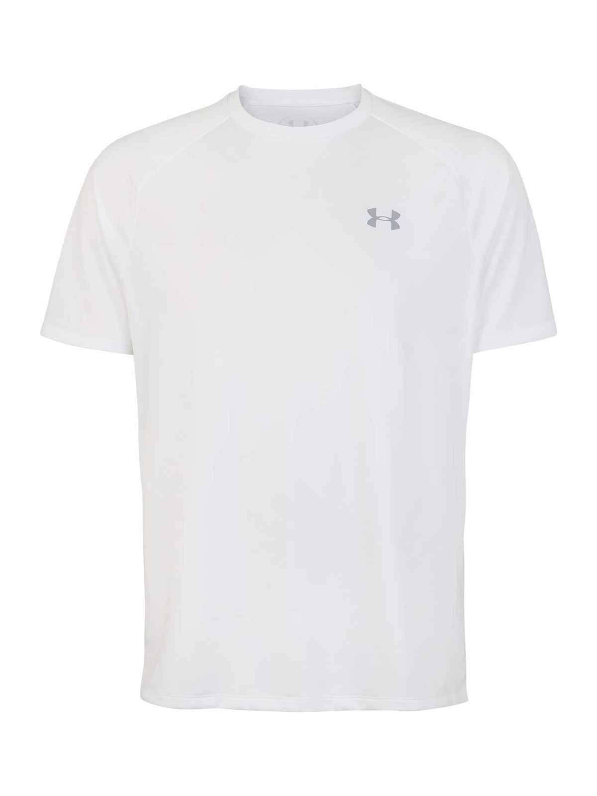 UNDER ARMOUR Funkcionalna majica  siva / bela