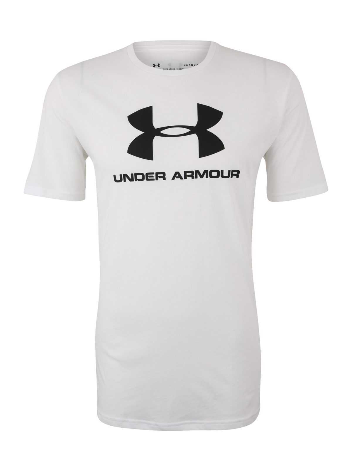 UNDER ARMOUR Funkcionalna majica  siva / črna / bela