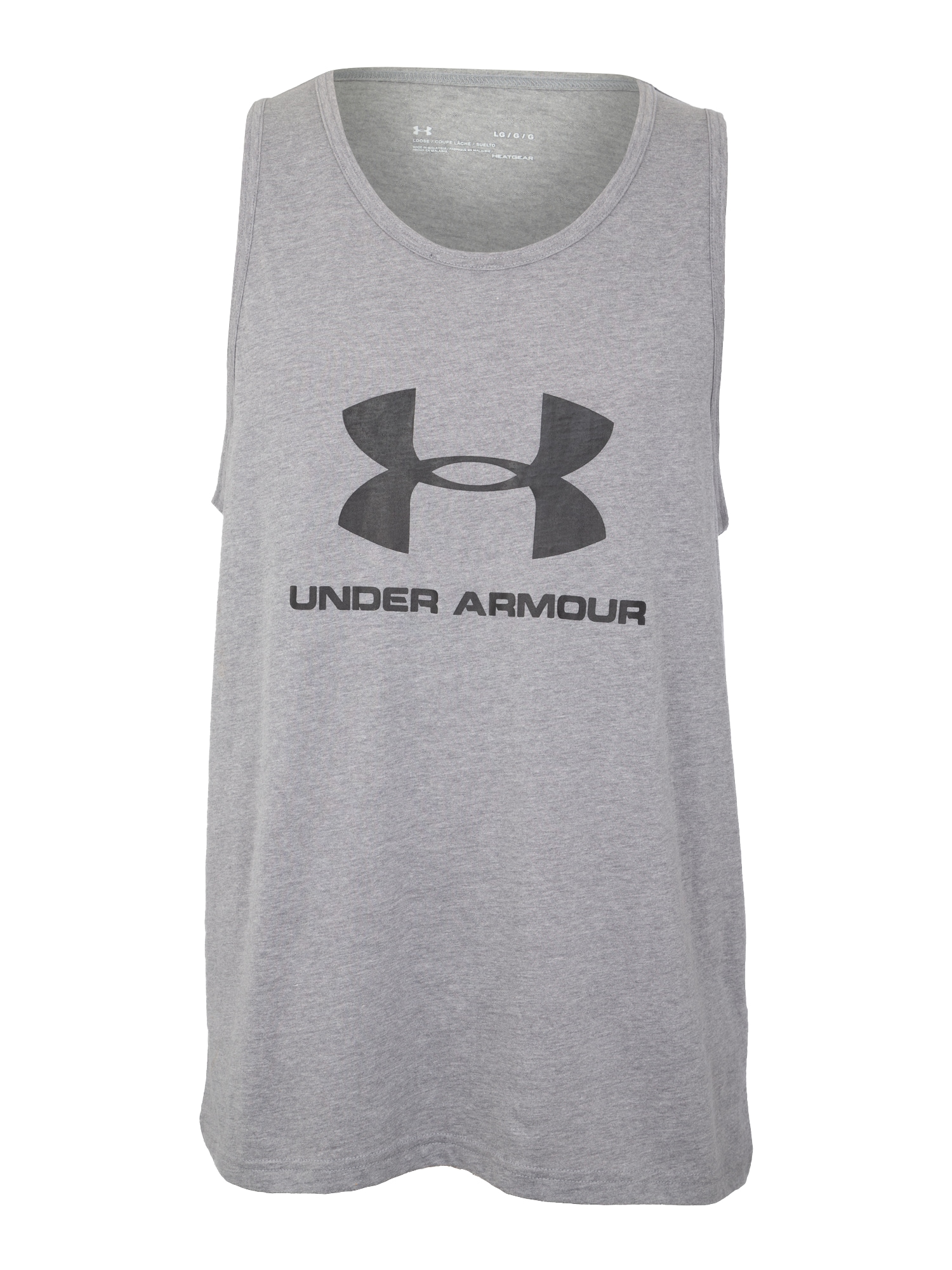 UNDER ARMOUR Funkcionalna majica  siva / črna