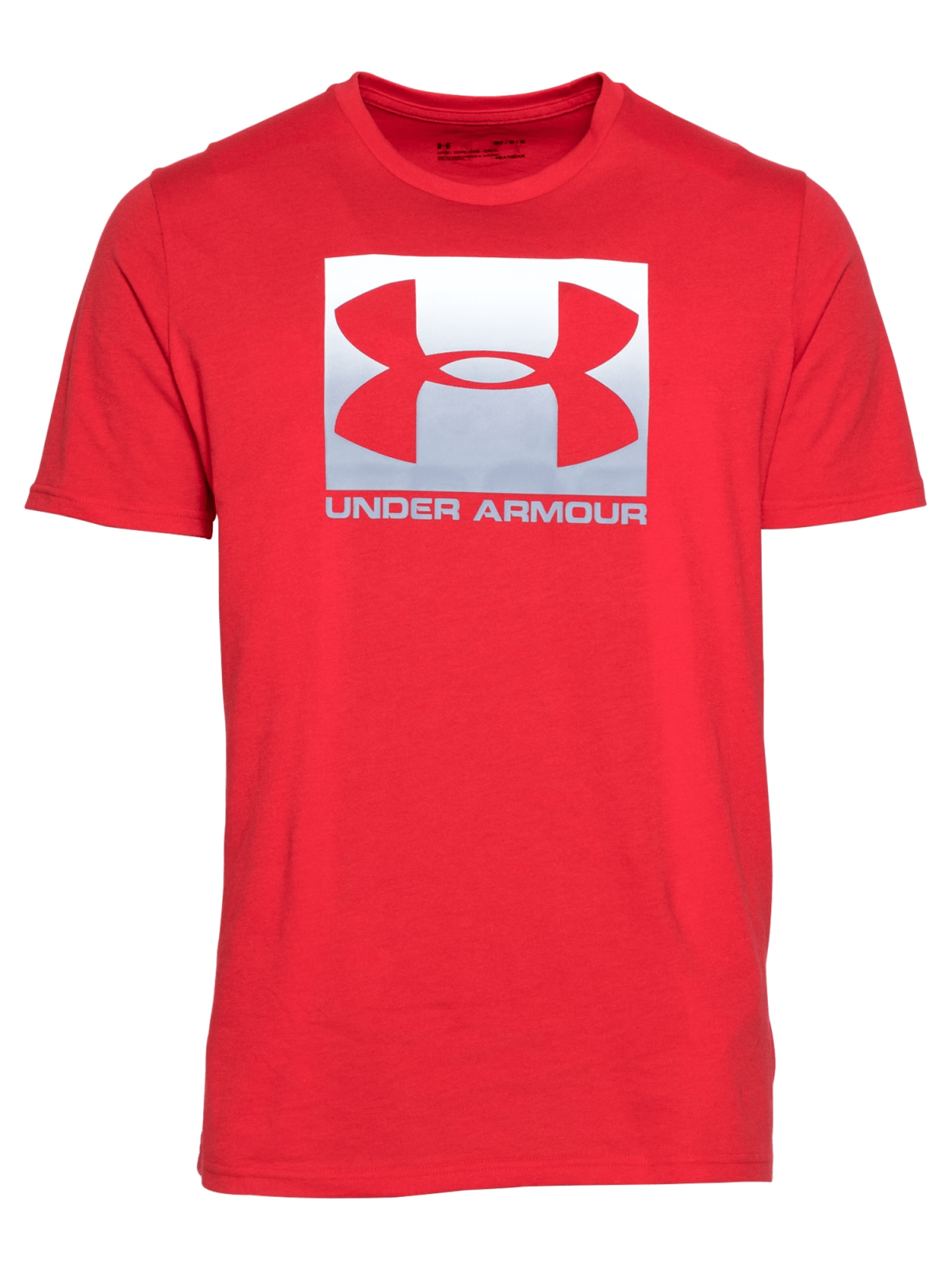 UNDER ARMOUR Funkcionalna majica  siva / rdeča / bela