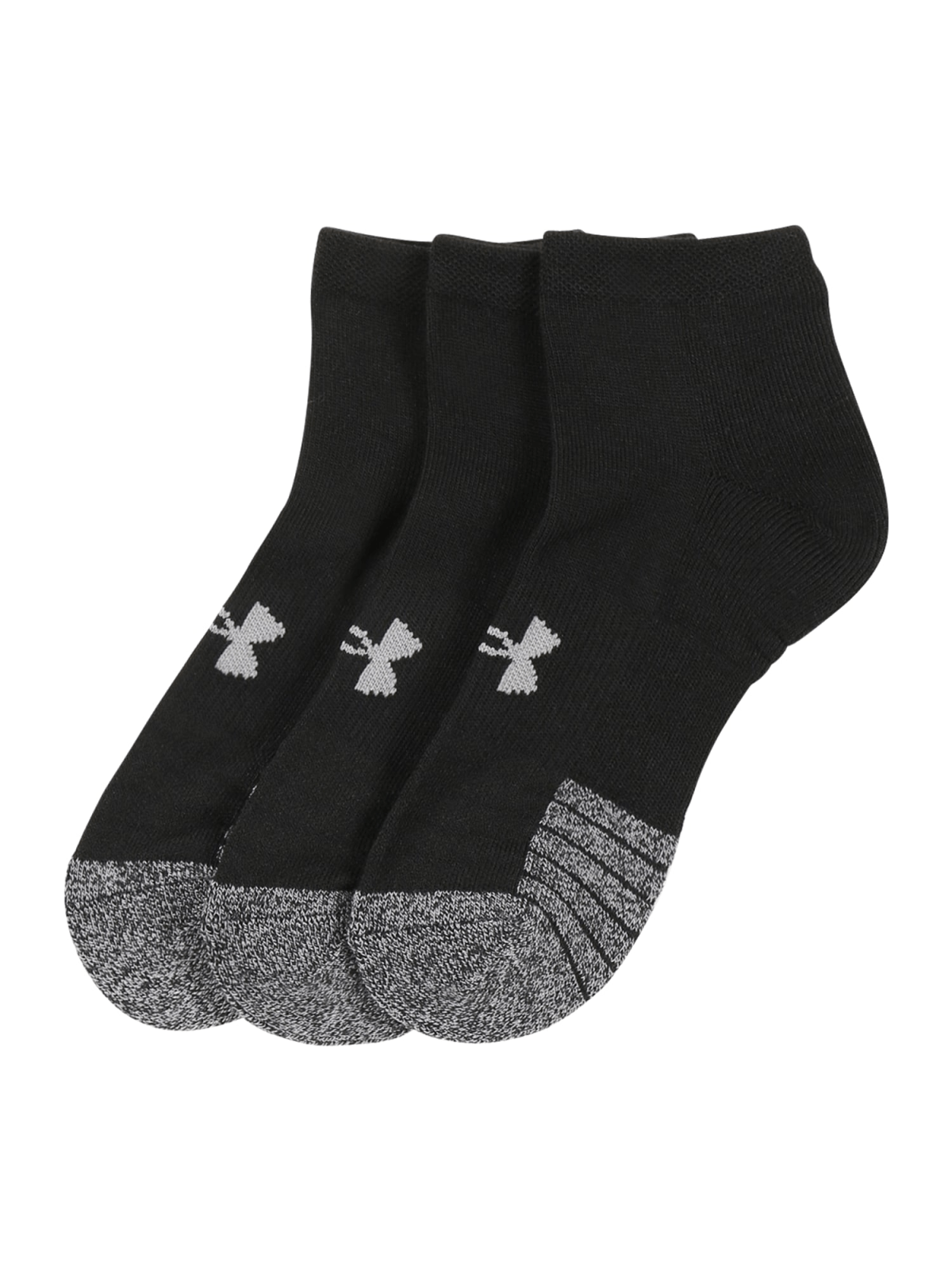 UNDER ARMOUR Športne nogavice  svetlo siva / pegasto siva / črna