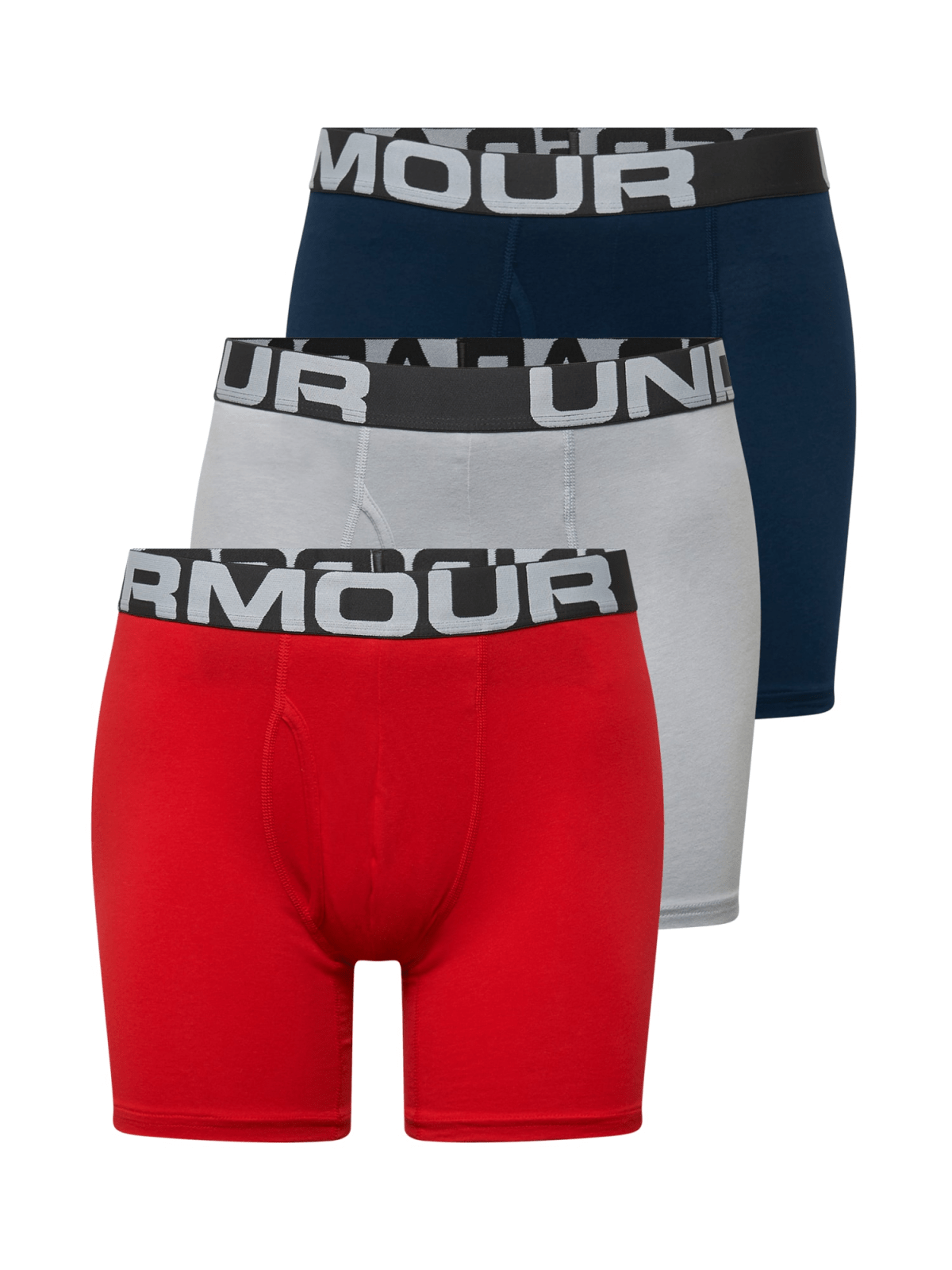 UNDER ARMOUR Športne spodnjice  temno modra / siva / rdeča