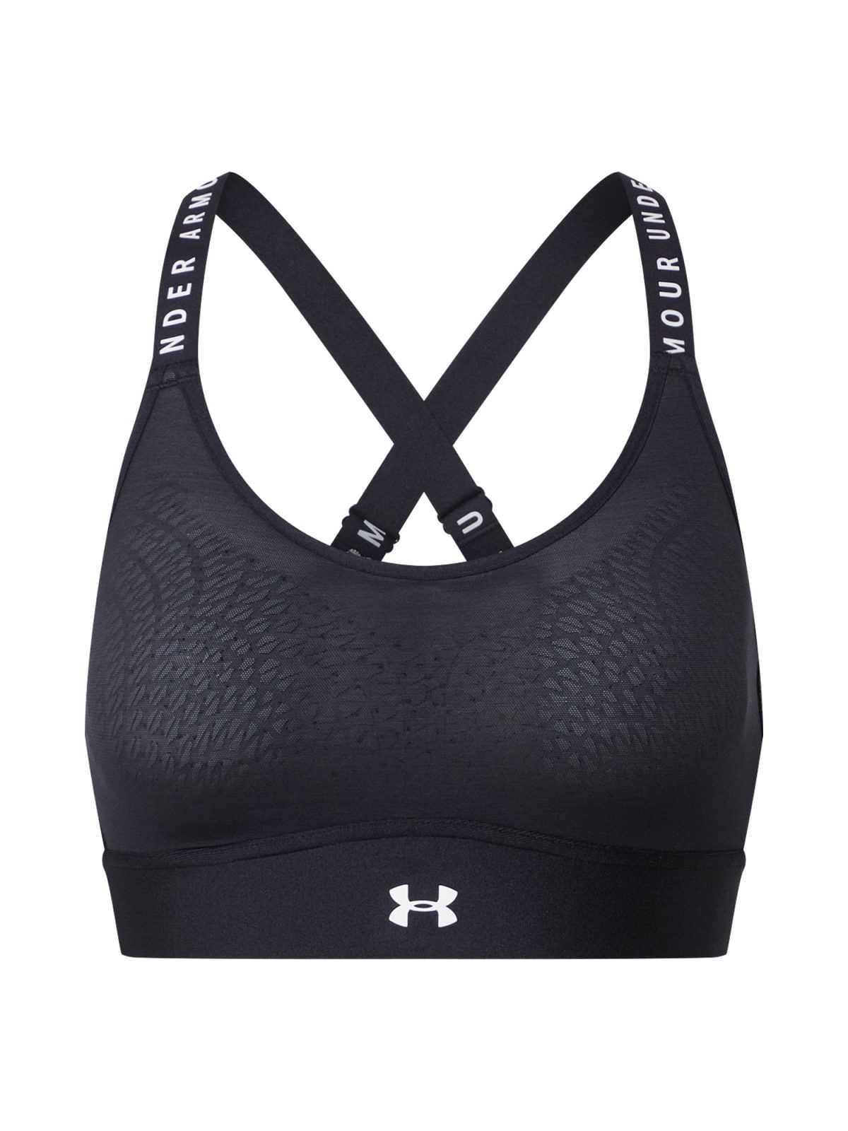 UNDER ARMOUR Športni nederček 'Infinity'  črna / bela