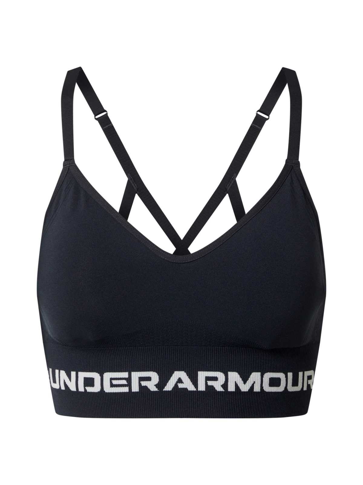 UNDER ARMOUR Športni nederček  črna / bela