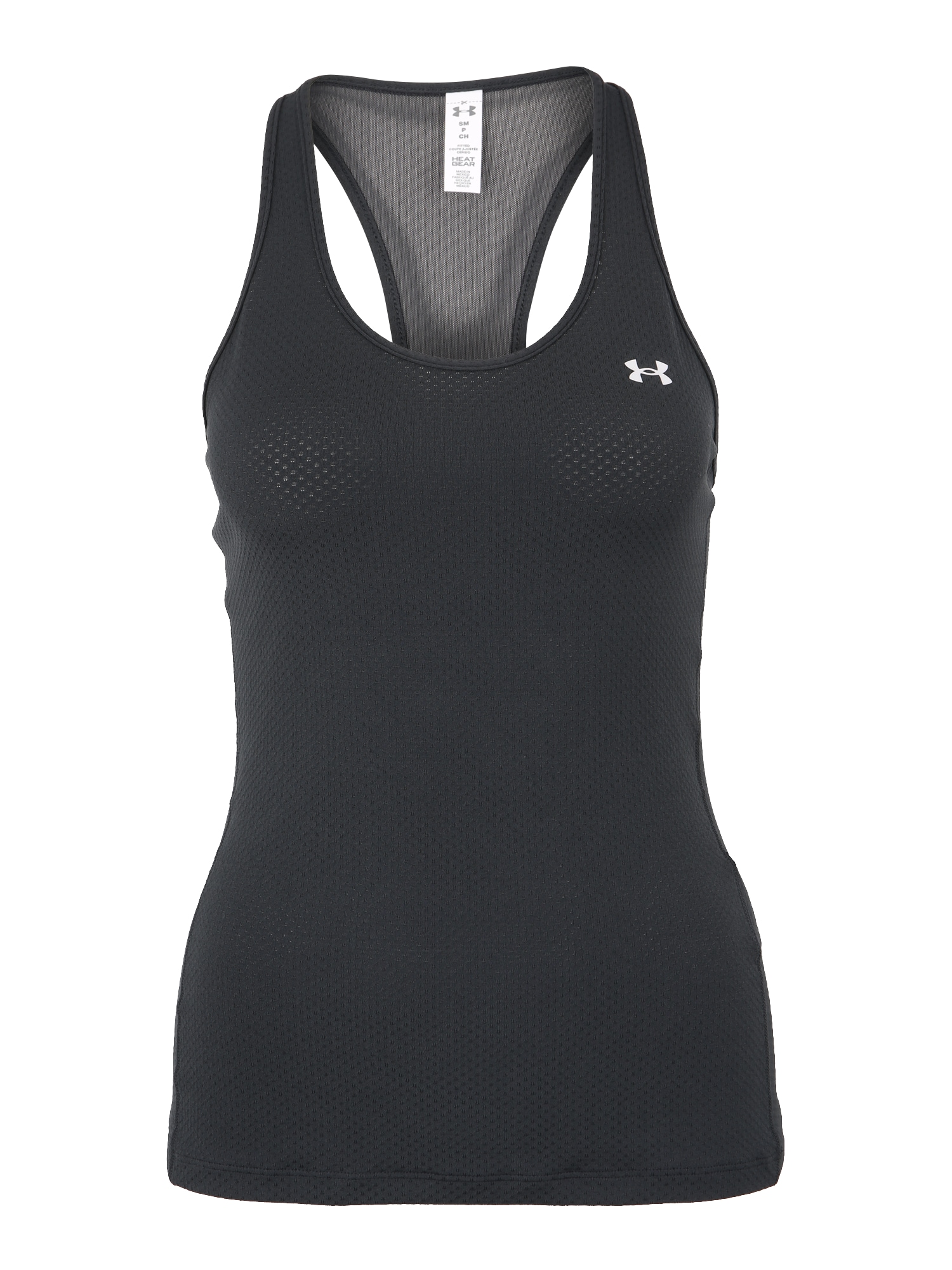 UNDER ARMOUR Športni top  črna / bela