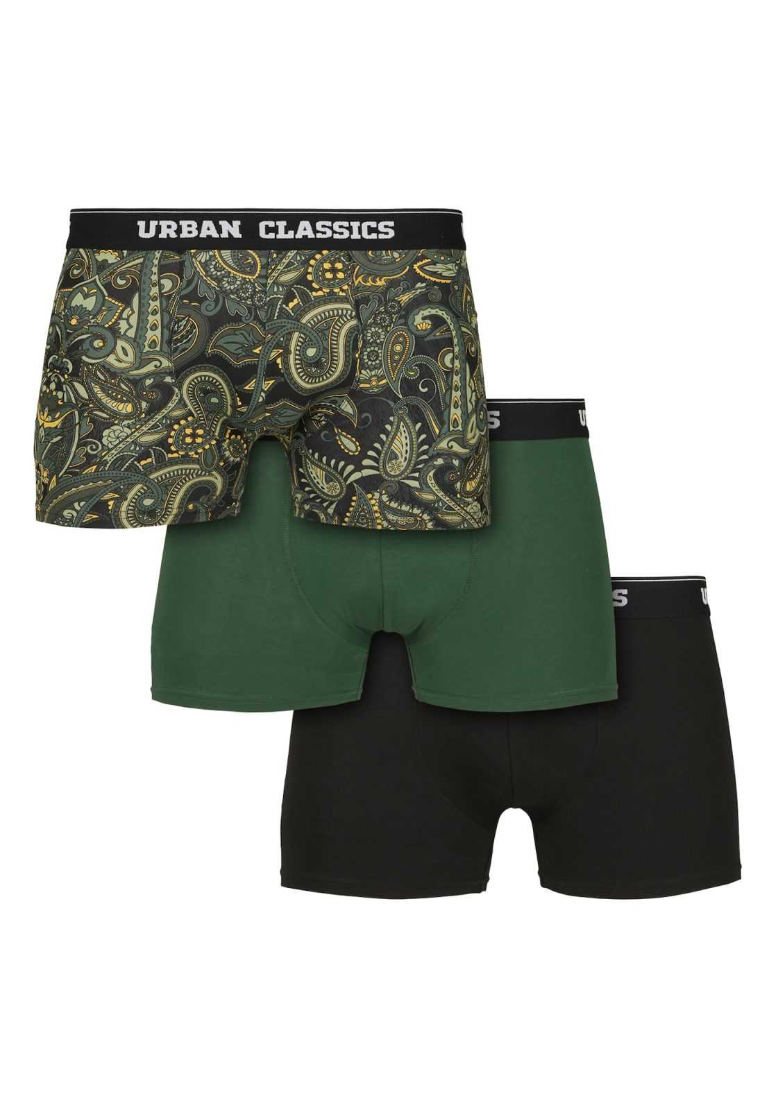 Urban Classics Boksarice  kaki / oliva / temno zelena / črna