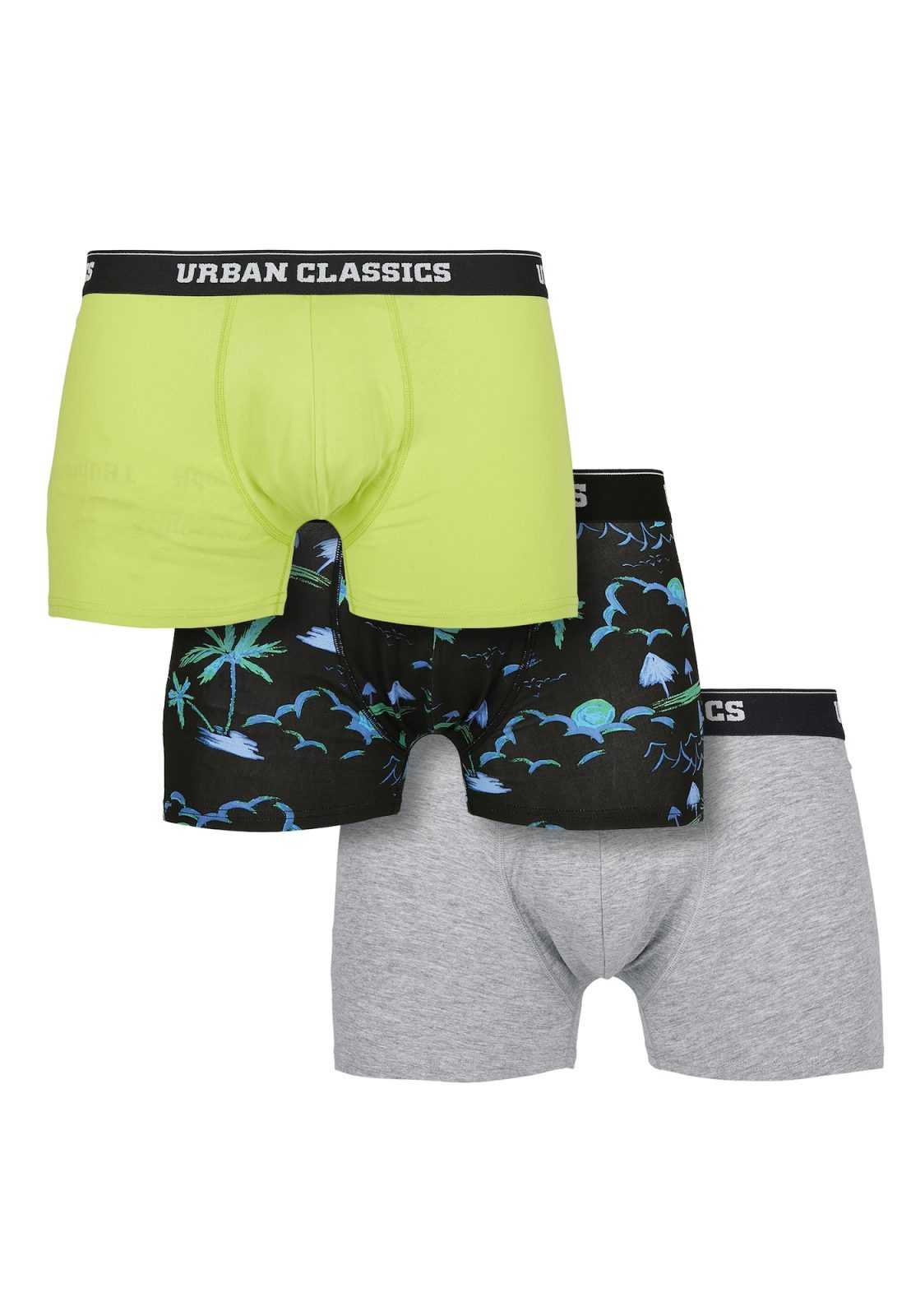 Urban Classics Boksarice  modra / nočno modra / rumena / siva