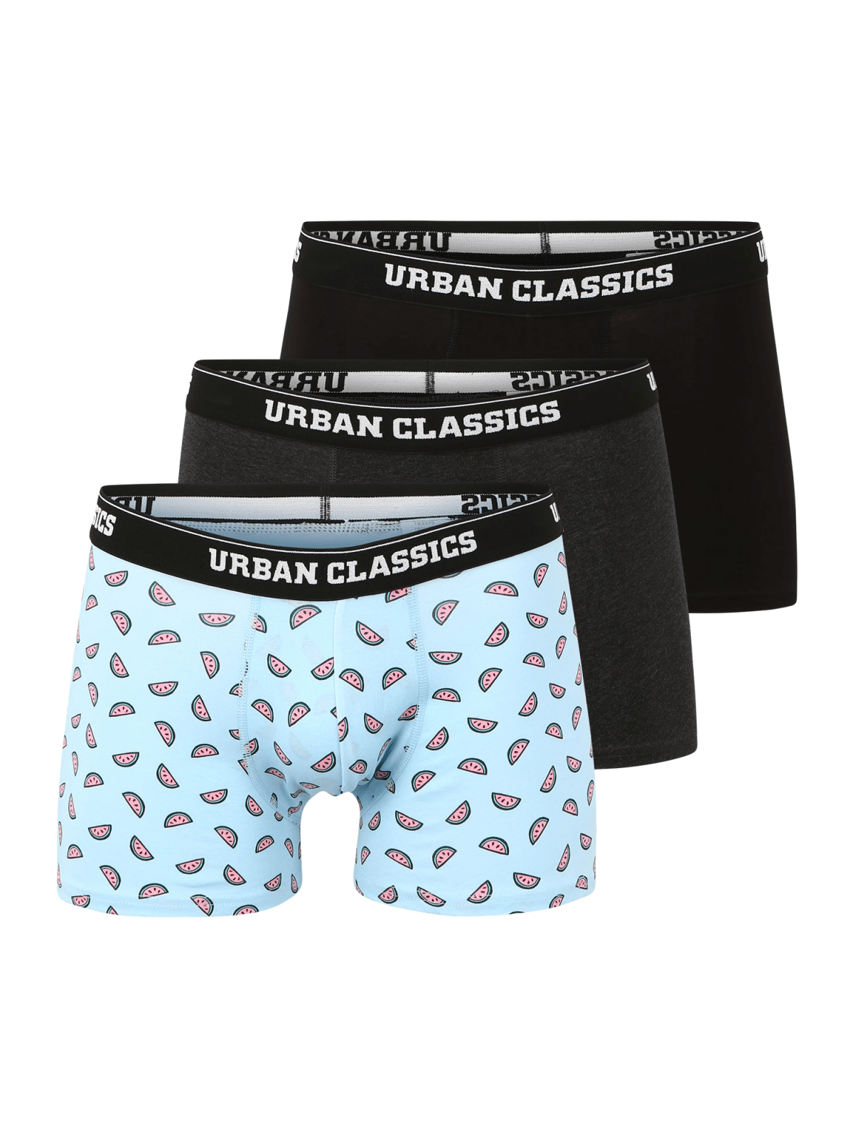Urban Classics Boksarice  svetlo modra / antracit / roza / črna