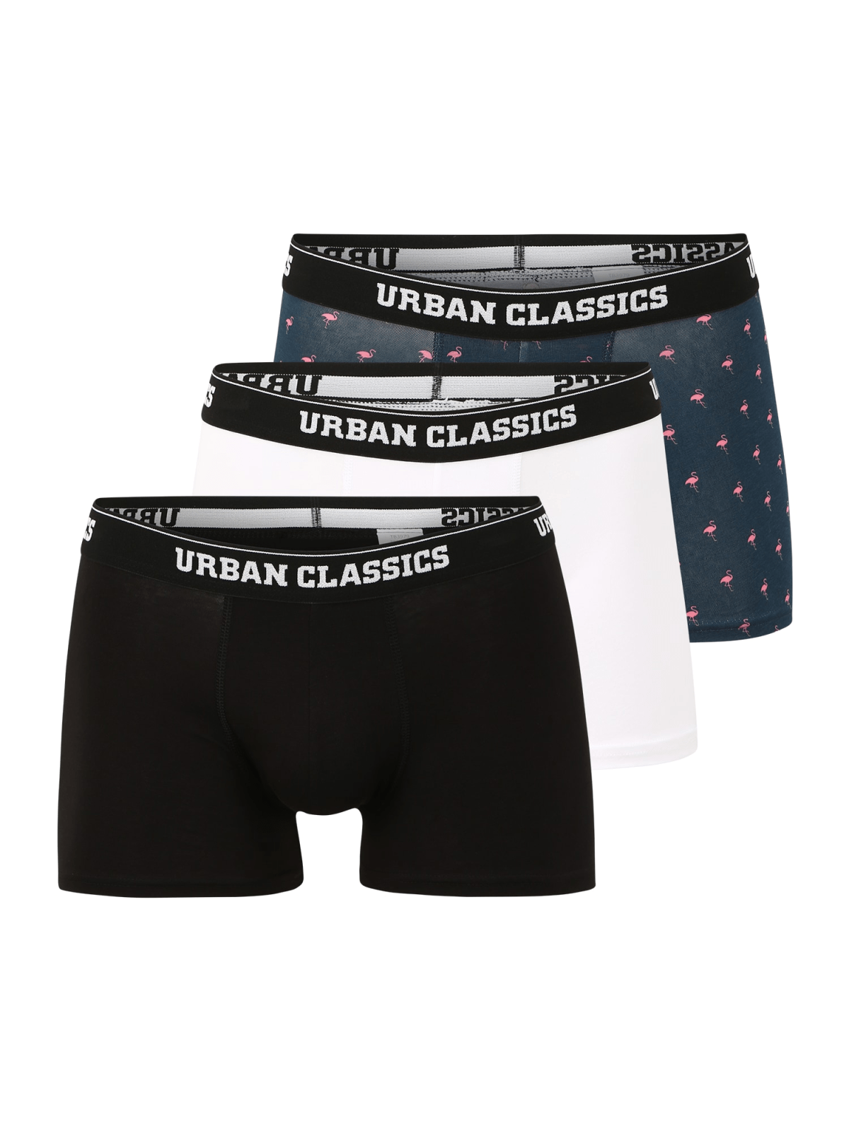 Urban Classics Boksarice  temno modra / roza / črna / bela