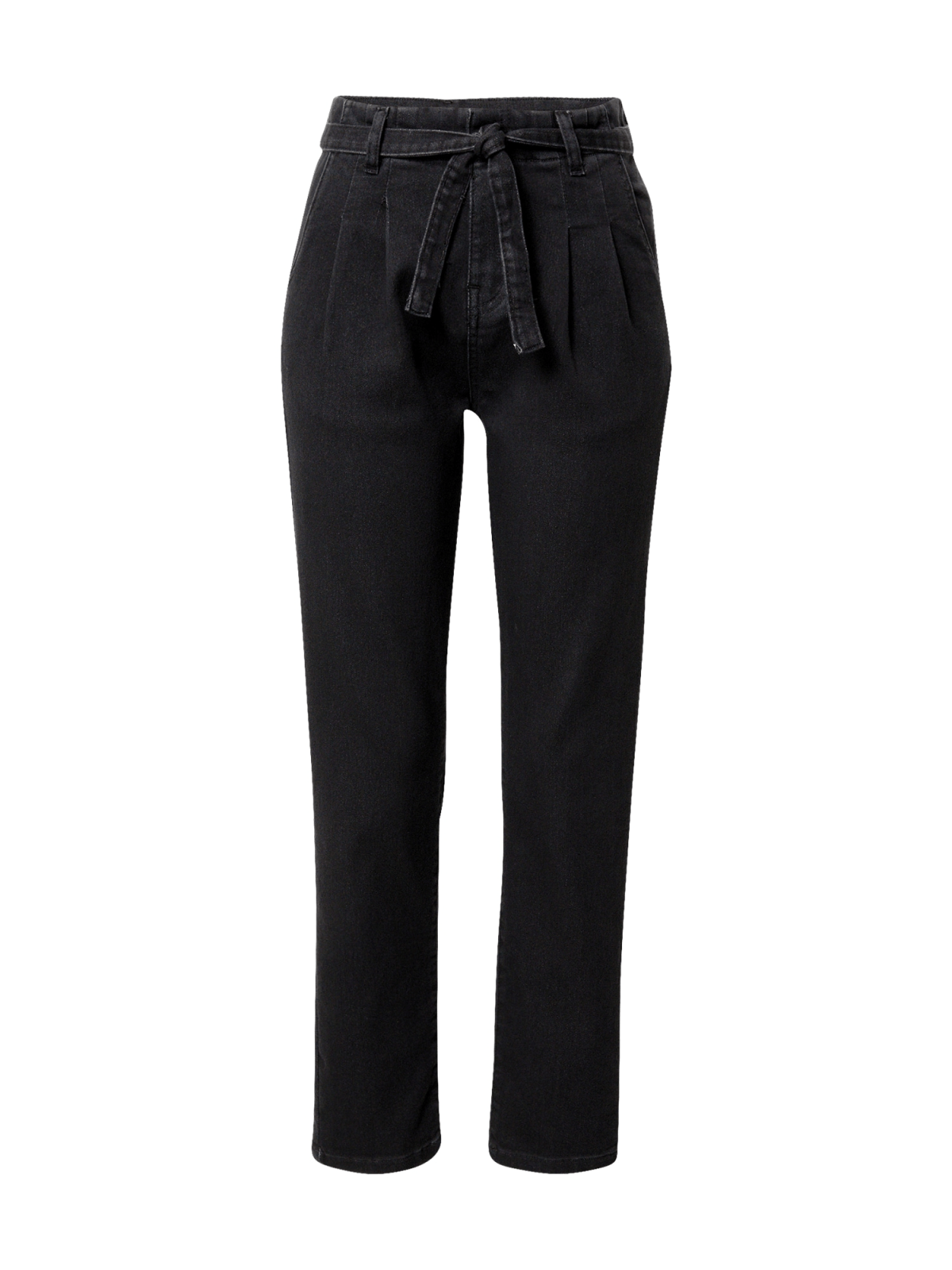 Urban Classics Elegantne kavbojke  črn denim