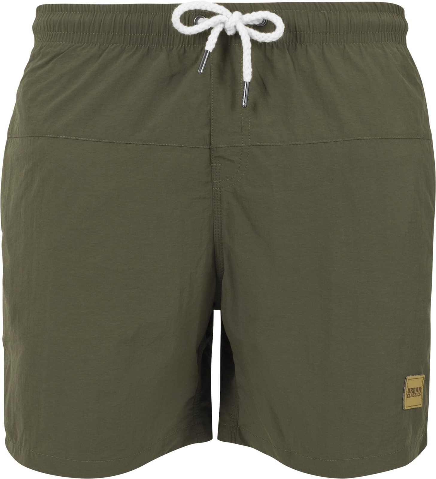 Urban Classics Kratke kopalne hlače 'Block Swim'  kaki