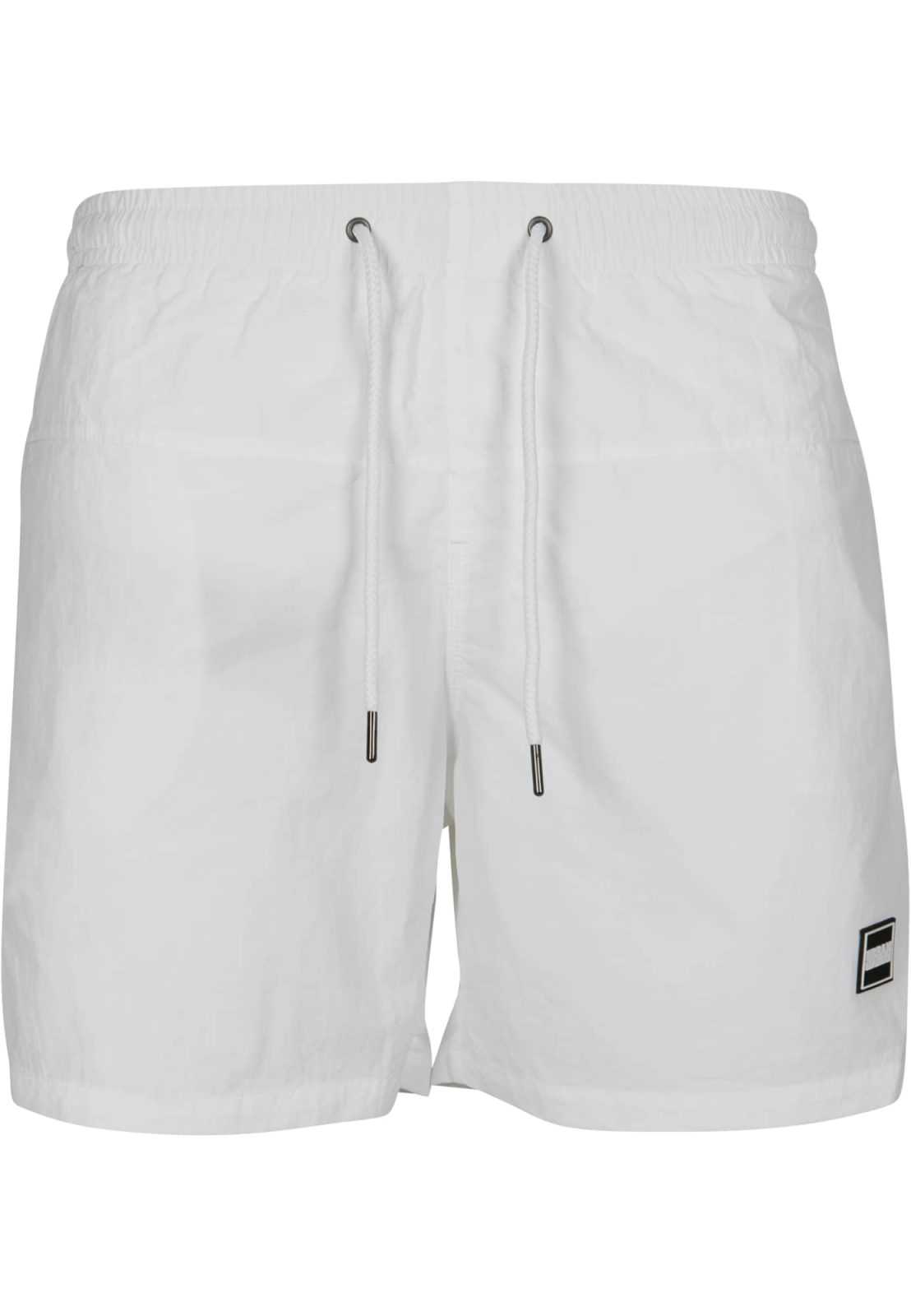 Urban Classics Kratke kopalne hlače  bela