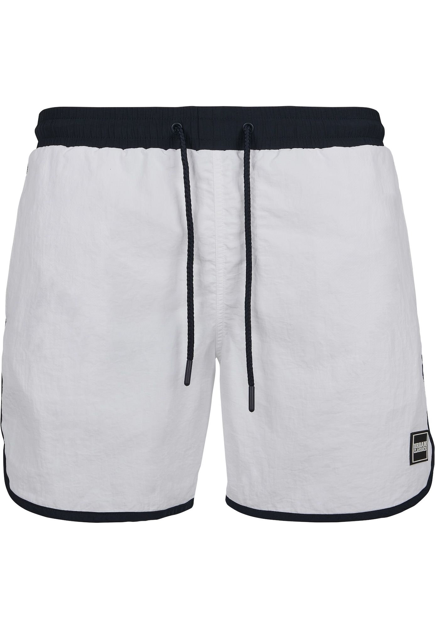 Urban Classics Kratke kopalne hlače  mornarska / bela