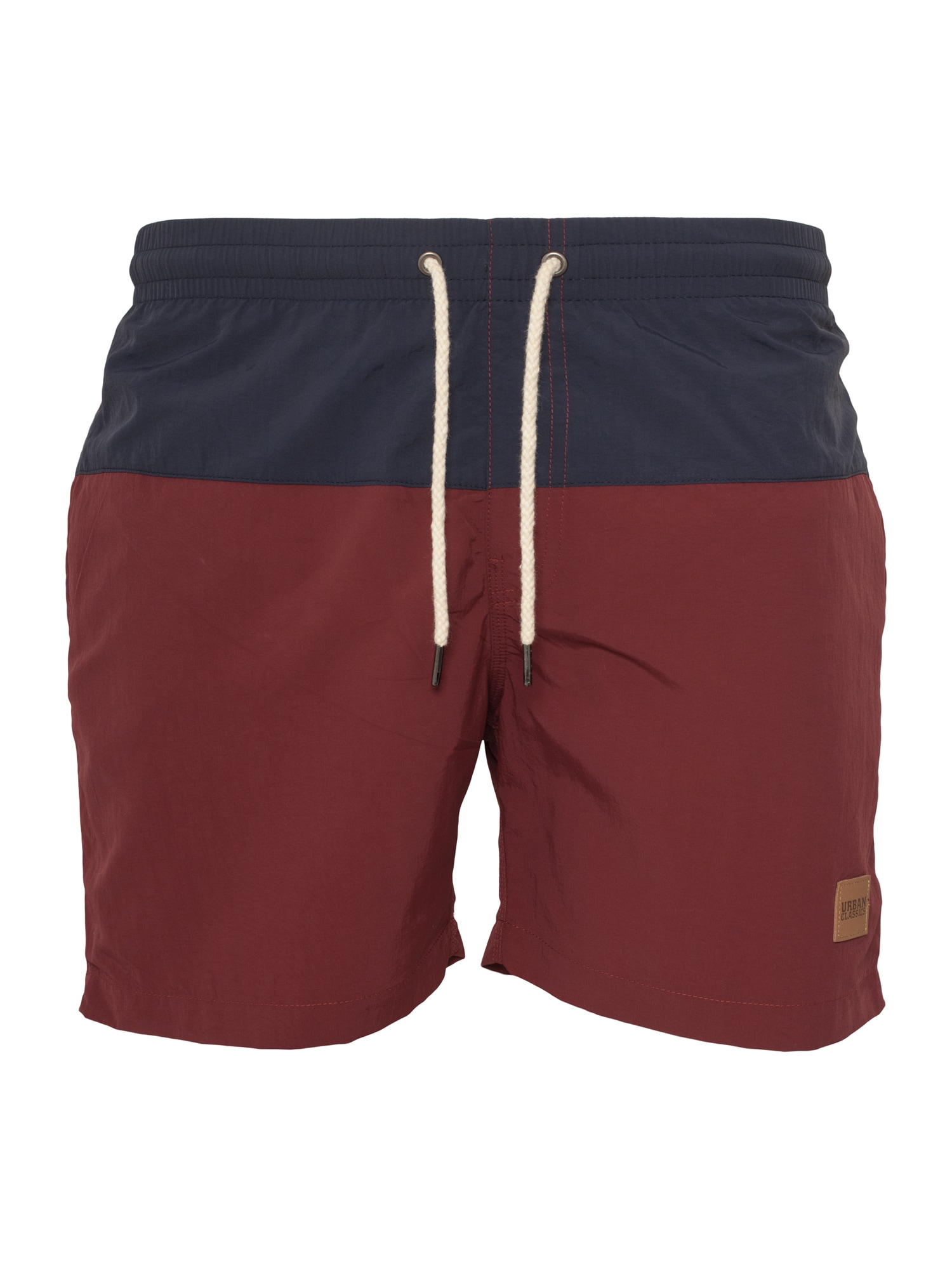 Urban Classics Kratke kopalne hlače  mornarska / burgund