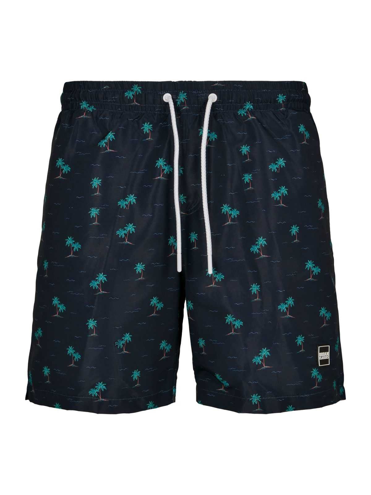 Urban Classics Kratke kopalne hlače  nočno modra / mešane barve