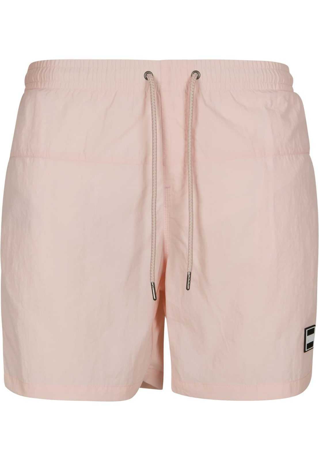 Urban Classics Kratke kopalne hlače  pastelno roza