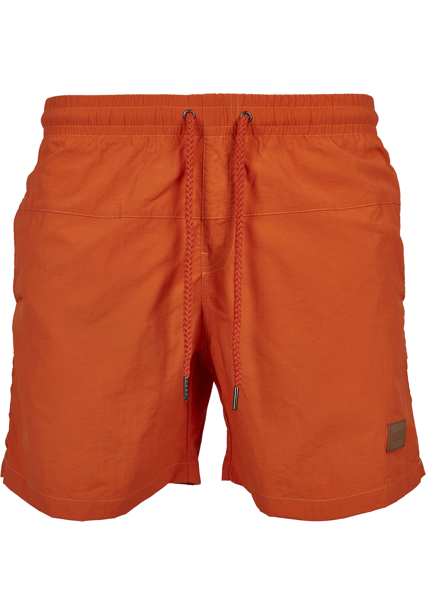 Urban Classics Kratke kopalne hlače  temno oranžna