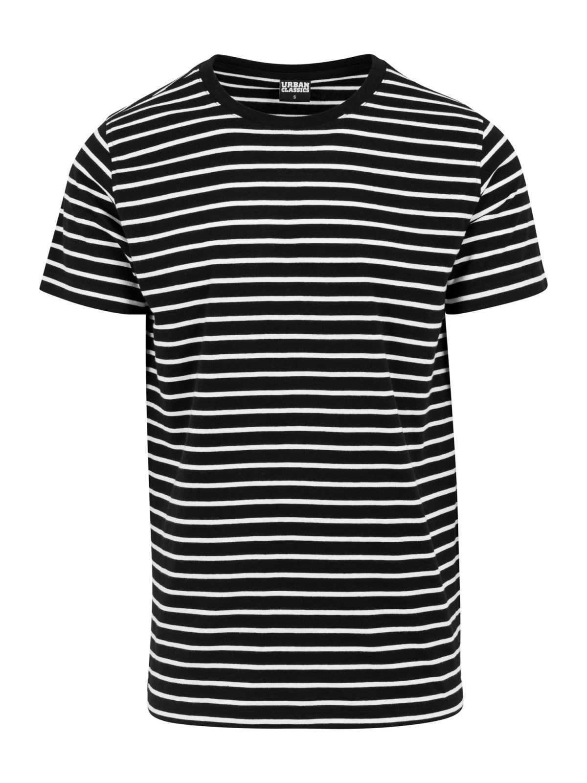 Urban Classics Majica  črna / bela