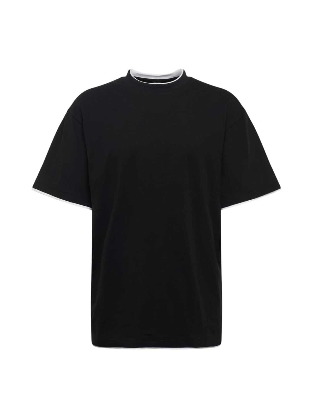 Urban Classics Majica  črna / bela