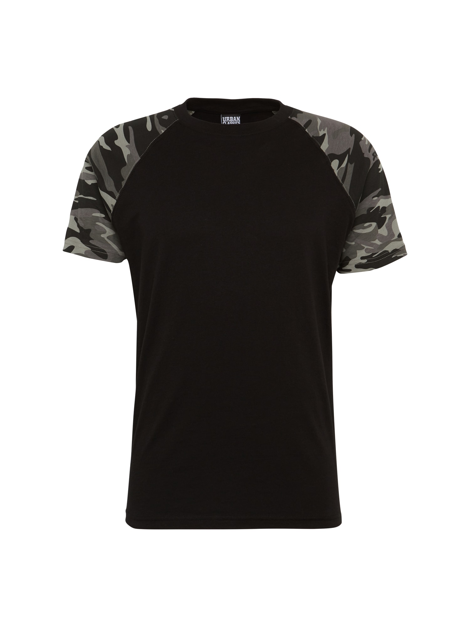 Urban Classics Majica  črna / bela